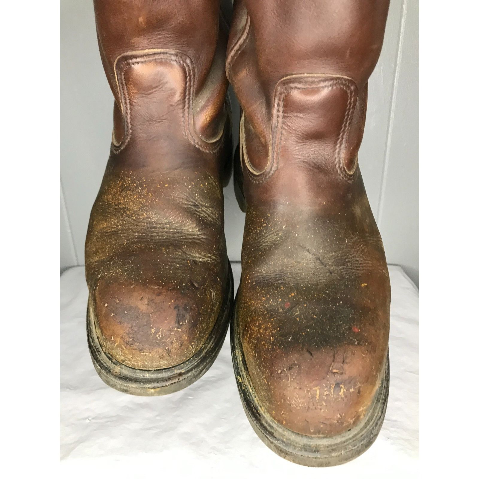 Red Wing Red Wing Pecos Boots Mens Size 11 Brown Leather Work Oil Sli Size US 11 / EU 44 - 6 Thumbnail