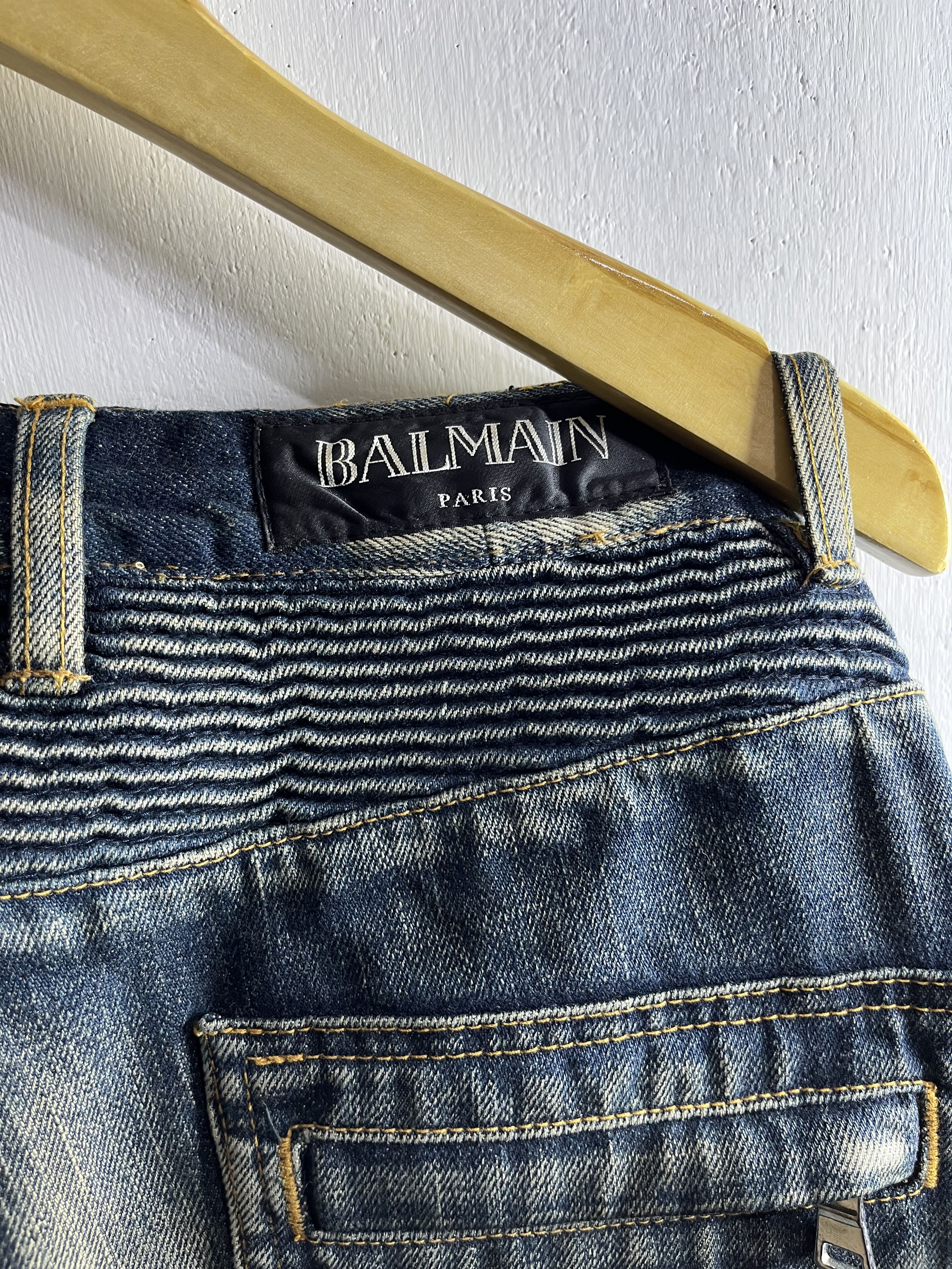 Balmain Balmain decarnin era biker jeans Size US 32 / EU 48 - 9 Thumbnail