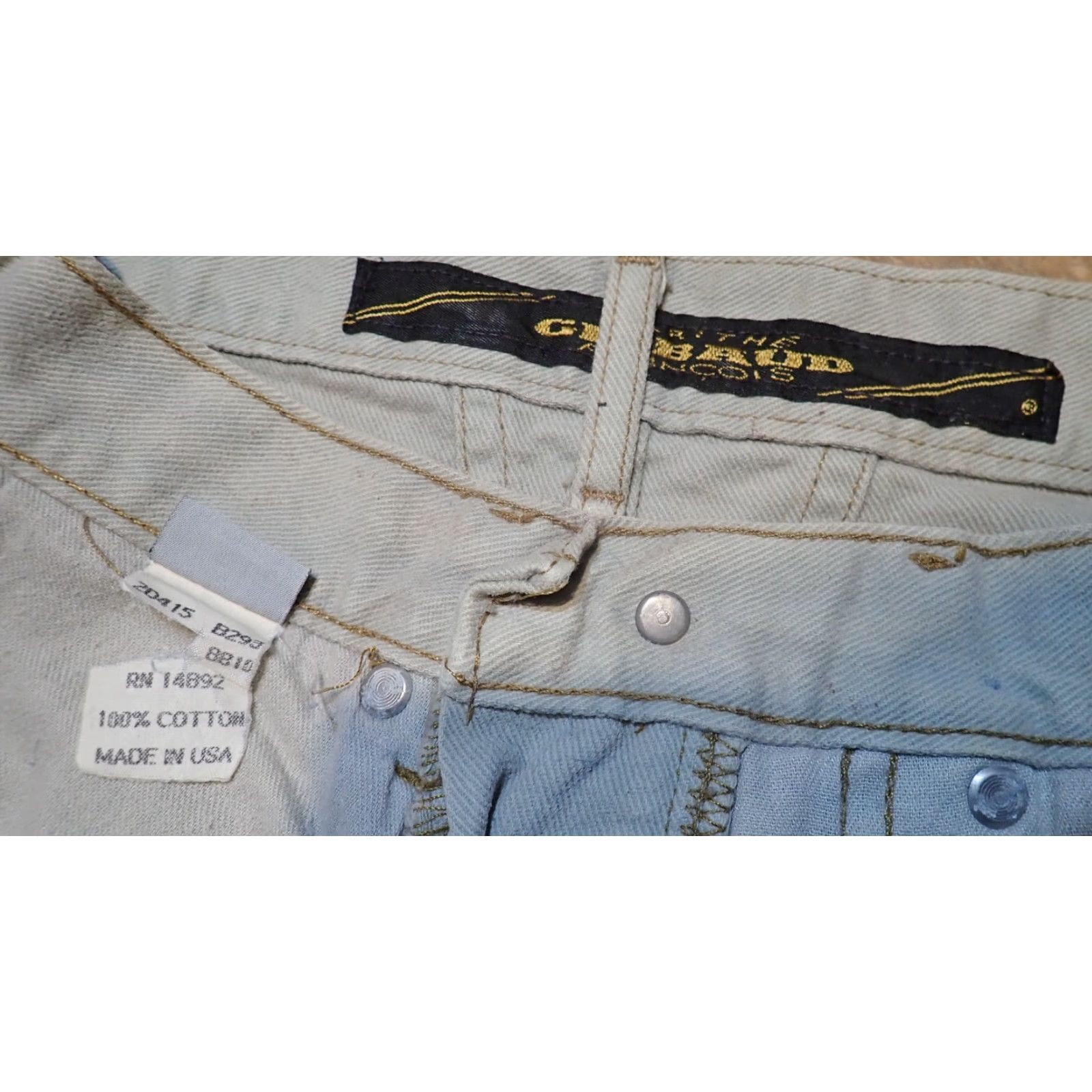 Denime Vintage Marithe Francois Girbaud Women's Denim Shorts 90s High Rise Gray Casual Travel Size 5/6 Size 27" / US 4 / IT 40 - 3 Thumbnail