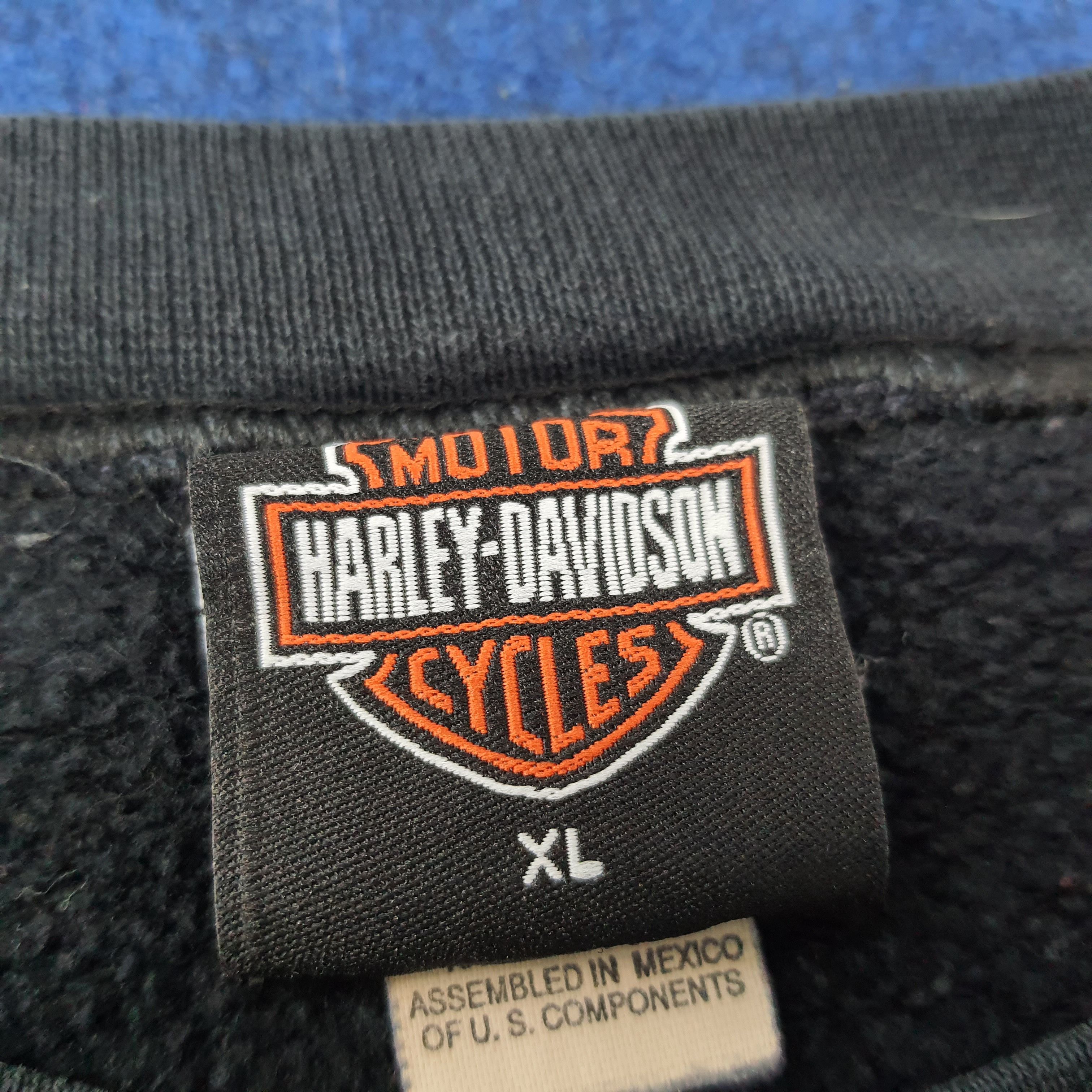 Harley Davidson × Vintage Vintage Harley Davidson Motor Cycles Sweatshirts C221N23 Size US XL / EU 56 / 4 - 7 Thumbnail
