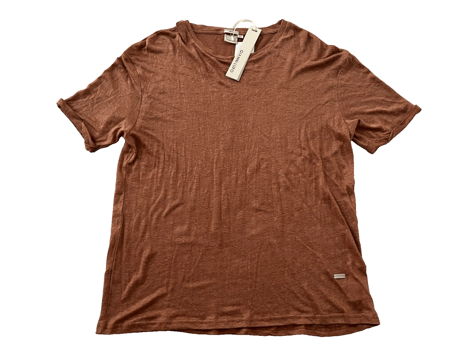 Other Gianni Lupo Linen Tee Mattone ( XXL ) Size US XXL / EU 58 / 5 - 1 Thumbnail