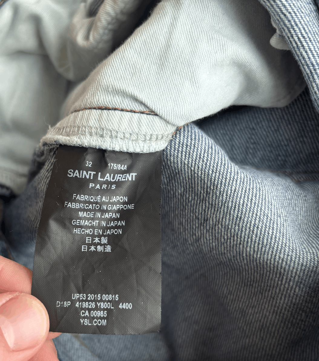 Saint Laurent Paris Saint Laurent D10 Surf Sound SS16 Jeans 32 Size US 32 / EU 48 - 5 Thumbnail