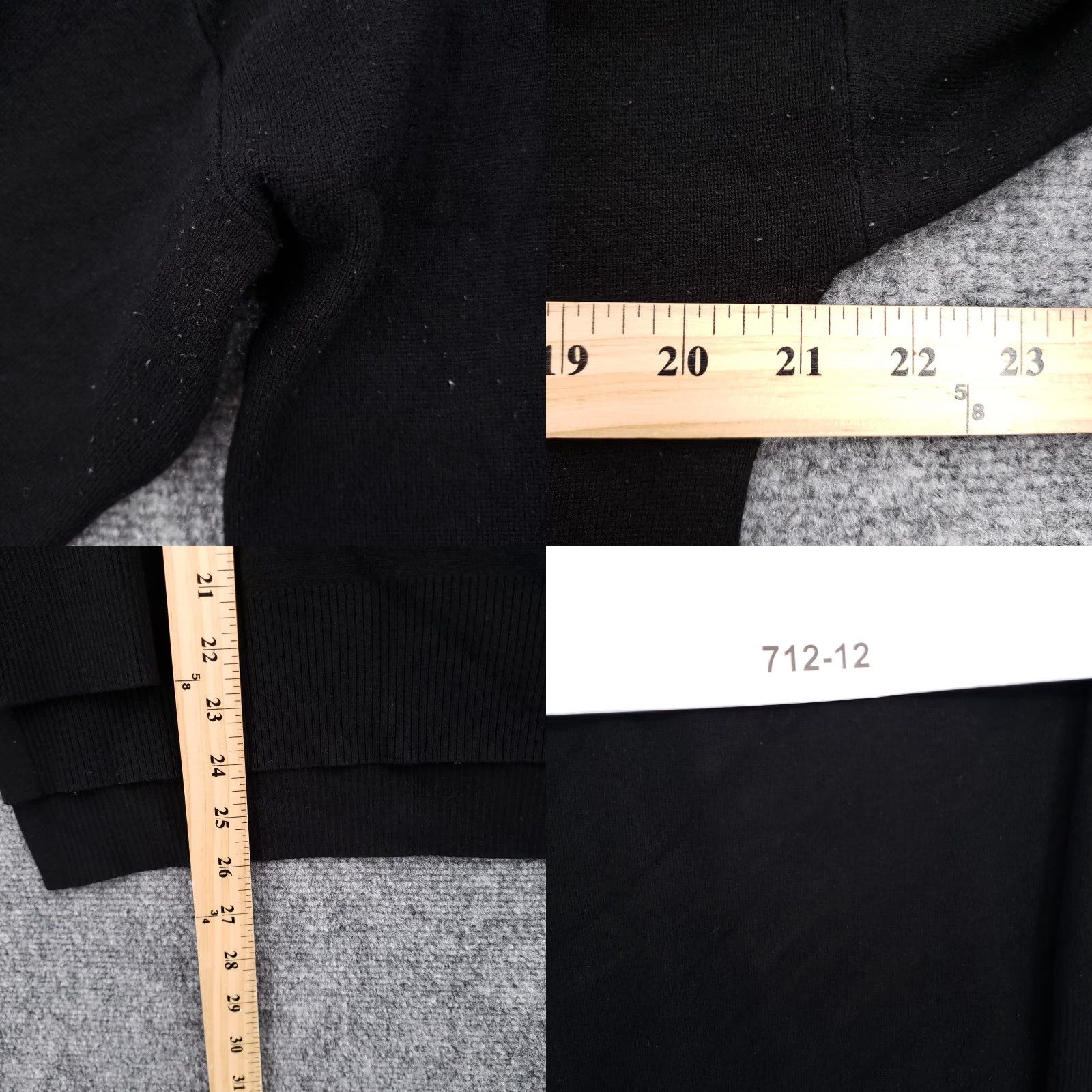 Banana Republic Banana Republic Sweater Womens S Small Petites Black Pullover Long Sleeve Knit Shirt Womens Size S / US 4 / IT 40 - 8 Thumbnail