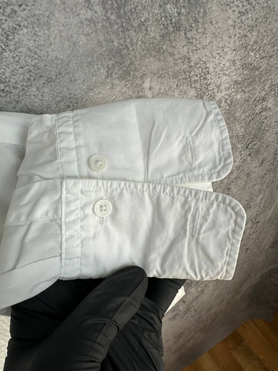 Sandro Sandro Paris White Pleated Front Tuxedo Shirt 100% Cotton Size US M / EU 48-50 / 2 - 10 Thumbnail