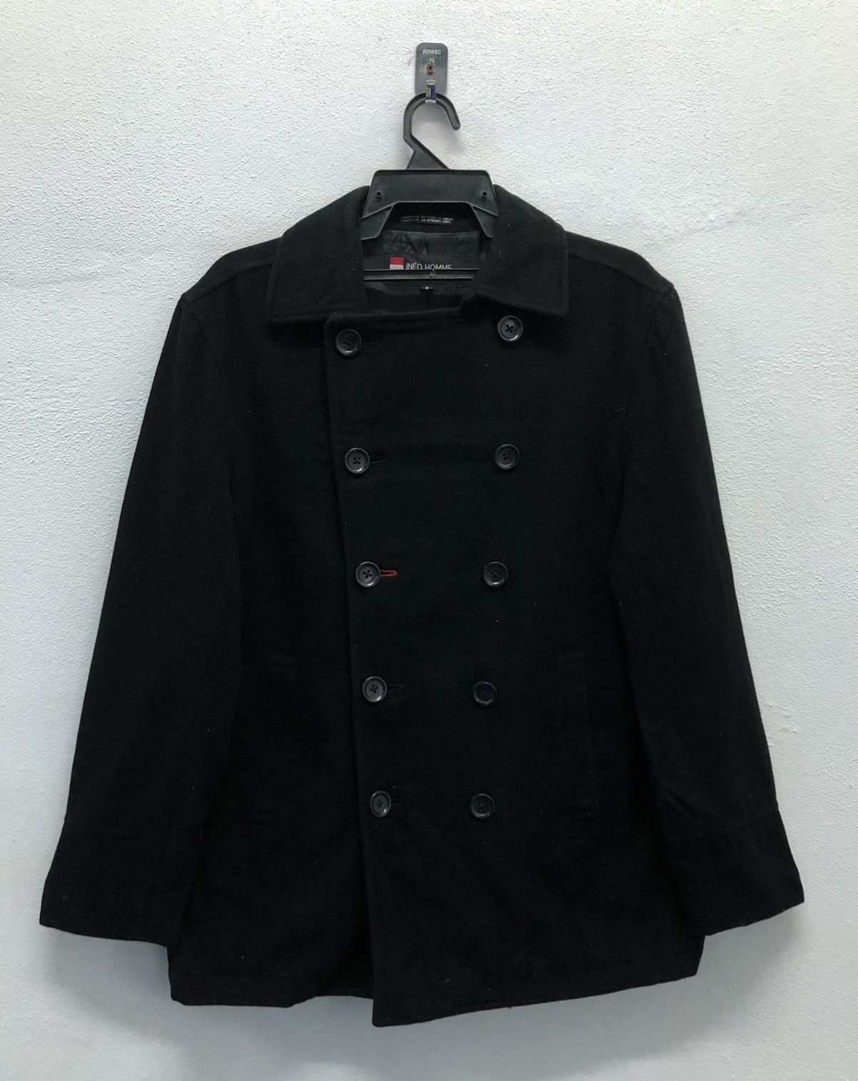 Yohji Yamamoto Vintage Ined Homme By Yohji Yamamo Wool Coat Size L / US 10 / IT 46 - 1 Thumbnail