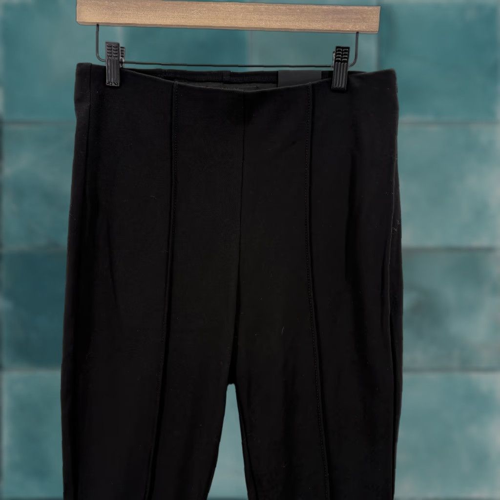 White House Black Market White House Black Market Leggings Womens M Black Stirrup Ponte High Rise Stretch Size 32" / US 10 / IT 46 - 1 Thumbnail