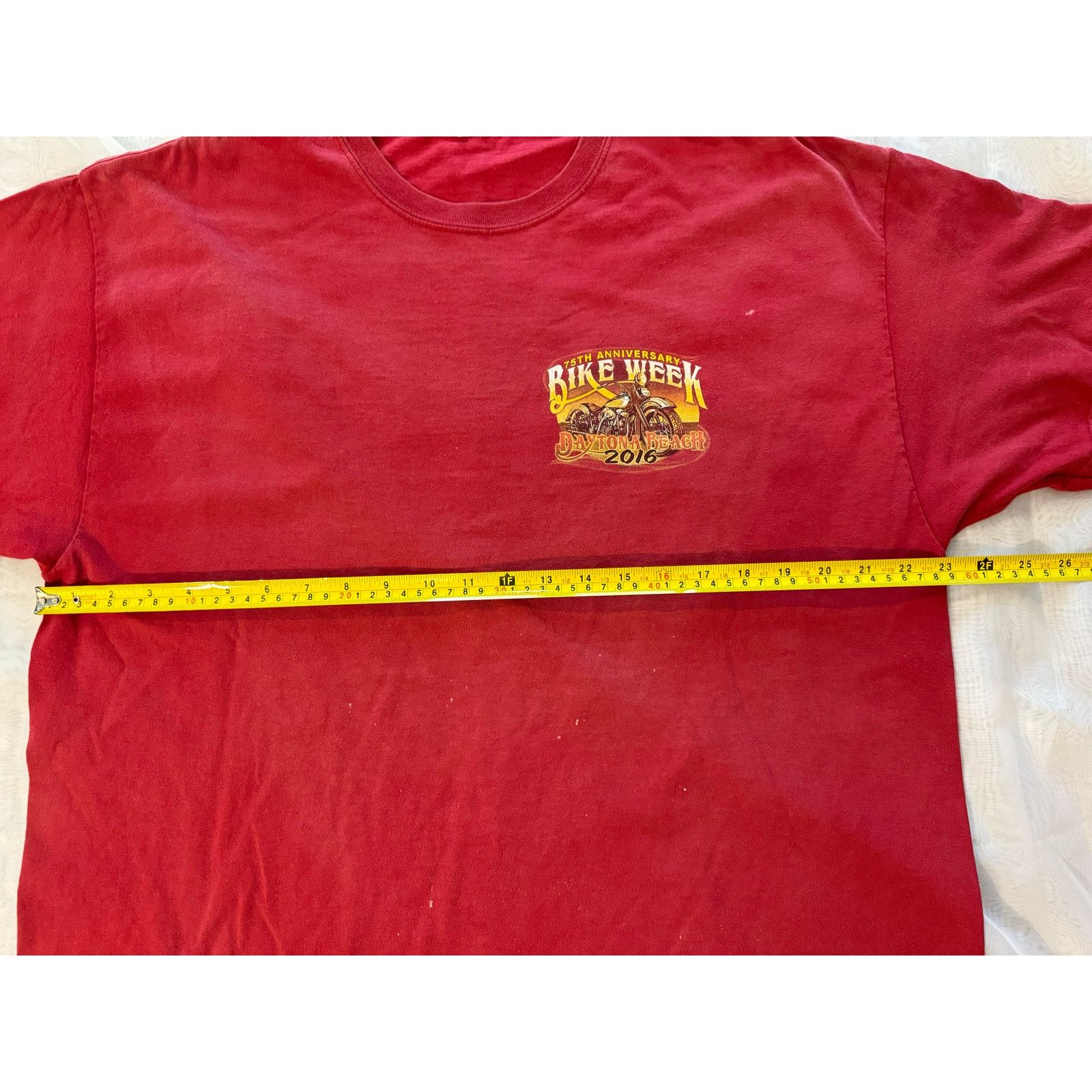 American Apparel Bike Week 2016 75th Daytona Florida Shirt Size US L / EU 52-54 / 3 - 4 Thumbnail