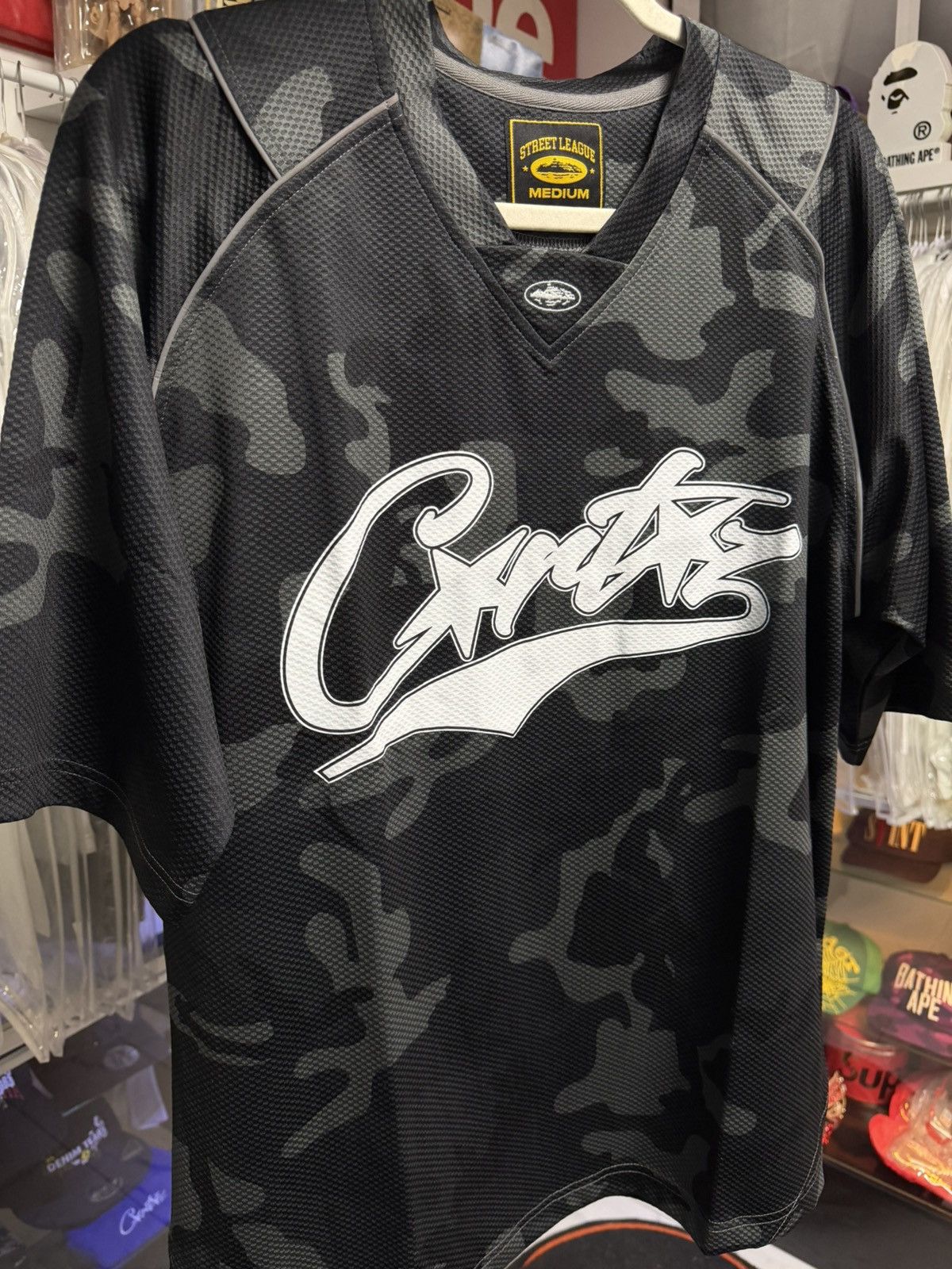 Corteiz Corteiz Allstarz Football Jersey Black | Grailed
