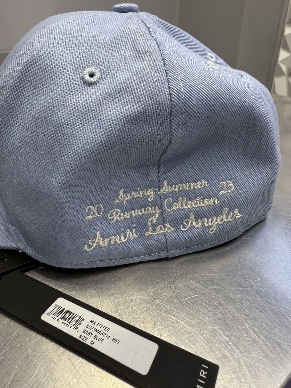 Amiri Amiri MA Fitted Cap – Baby Blue (SS23) - Size M - Brand New Size ONE SIZE - 4 Thumbnail