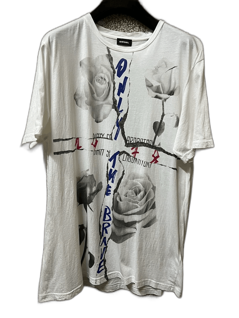 Diesel Diesel Men's Graphic Print Short Sleeve T-shirt Size US L / EU 52-54 / 3 - 1 Thumbnail