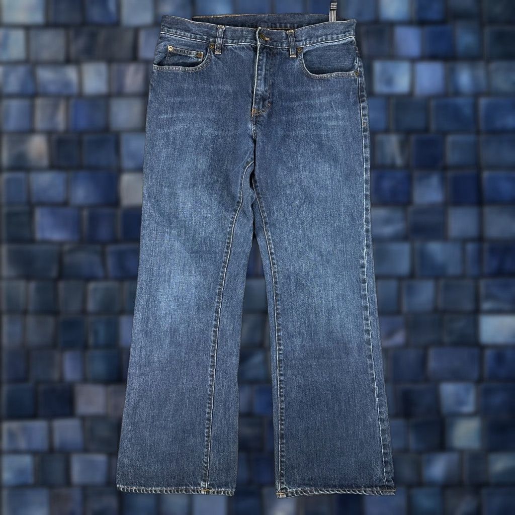 J.Crew J.CREW Jeans Sullivan Bootcut 34x30.5 Medium Wash Denim 5-Pocket Pockets Regular Mens Blue Cotton Pants Size US 34 / EU 50 - 1 Thumbnail