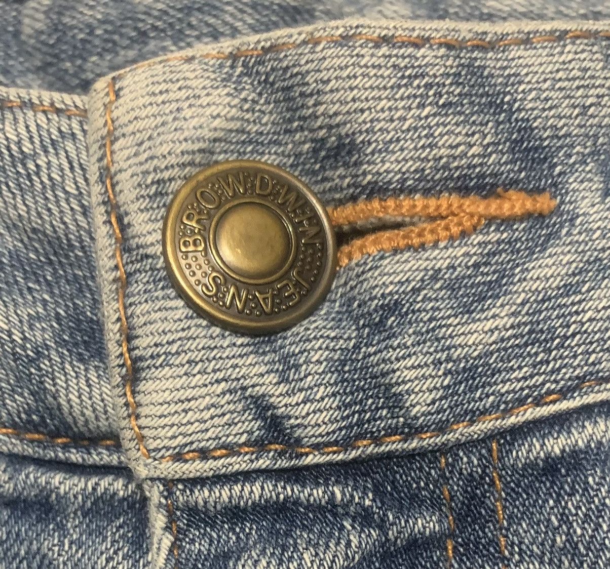 Le Grande Bleu (L.G.B.) Vintage 90s Patchwork Flare Bell Bottom Bootcut Jeans Size US 27 - 8 Thumbnail