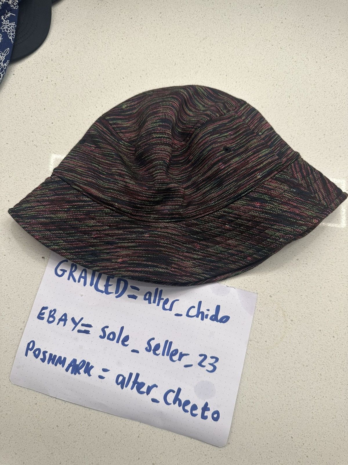 Stussy Stussy Multi Colour Knit Bucket Hat Size ONE SIZE - 4 Thumbnail