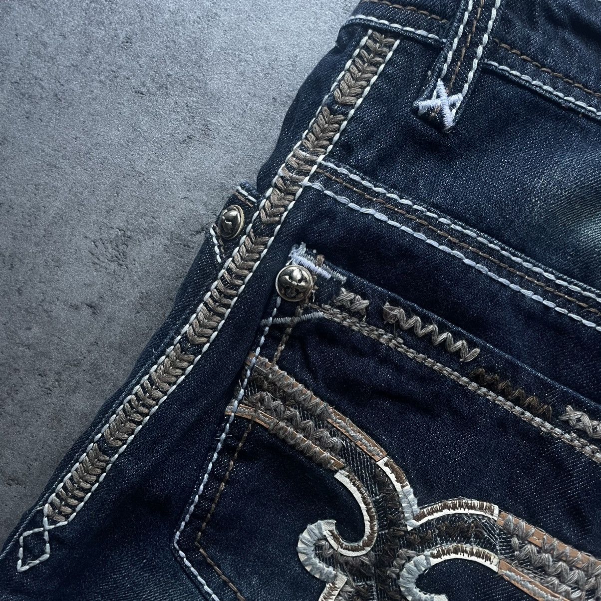 Rock Revival × Vintage NWT Rock Revival Dali Chrome Hearts Style Pants Size US 34 / EU 50 - 4 Thumbnail