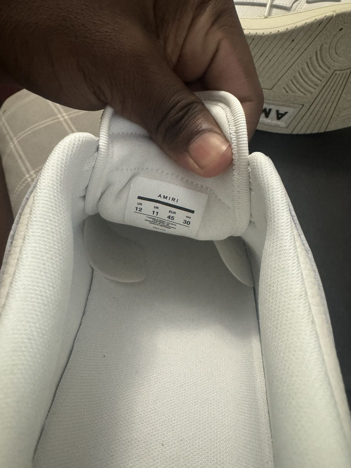 Amiri All white amiri skeleton low top Size US 12 / EU 45 - 1 Thumbnail