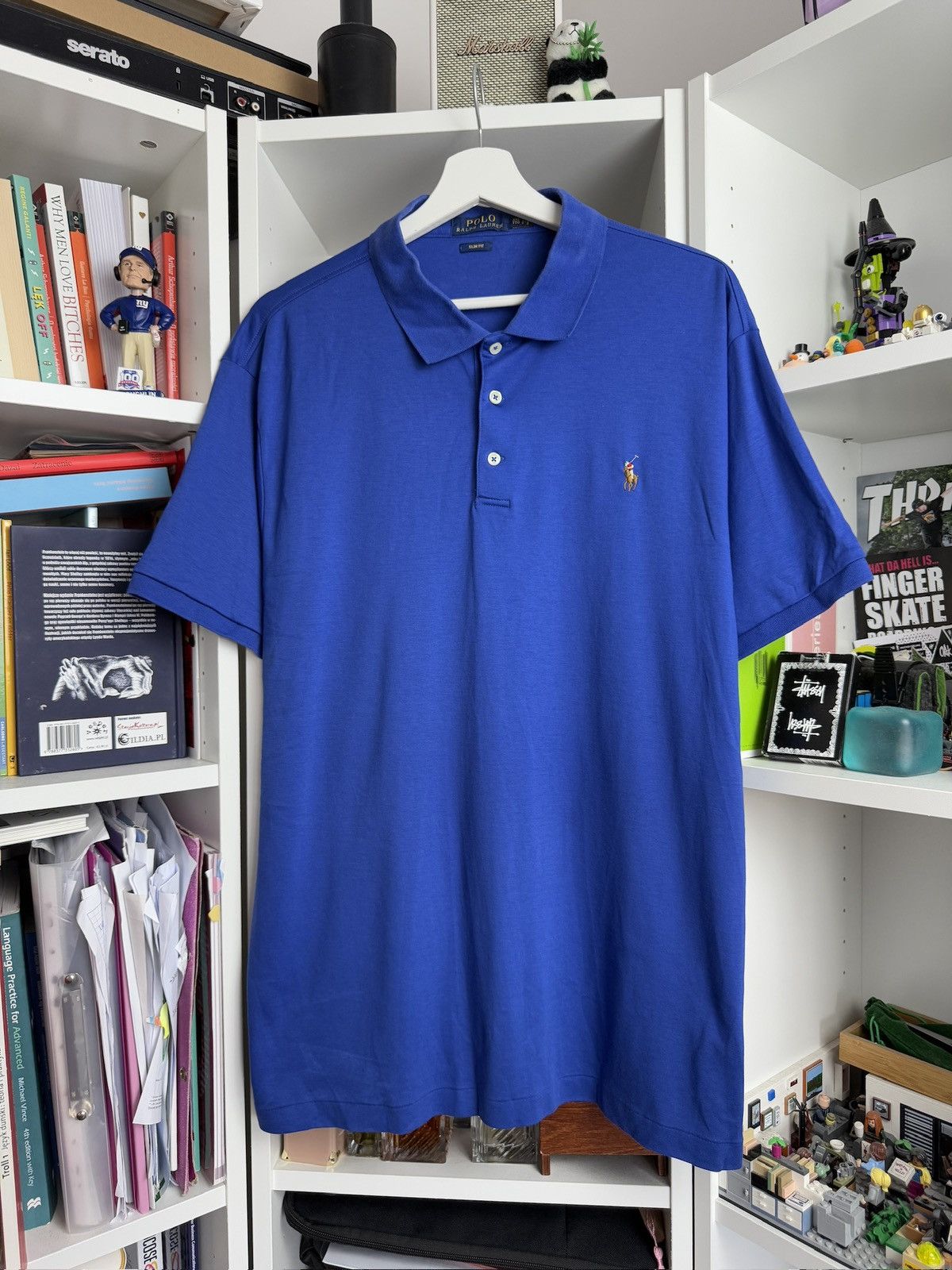 Designer × Polo Ralph Lauren × Ralph Lauren Vintage y2k Polo Ralph Lauren polo t-shirt XL drill luxury Size US XXL / EU 58 / 5 - 1 Thumbnail