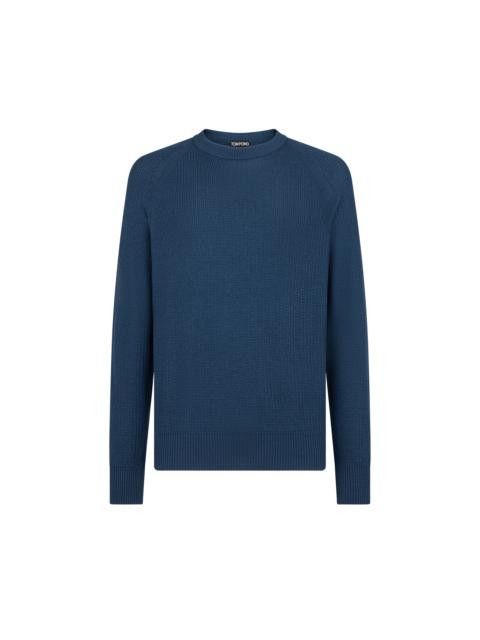 Tom Ford o1w1db10425 KCL023 Crewneck Sweater in Blue Size US S / EU 44-46 / 1 - 1 Preview