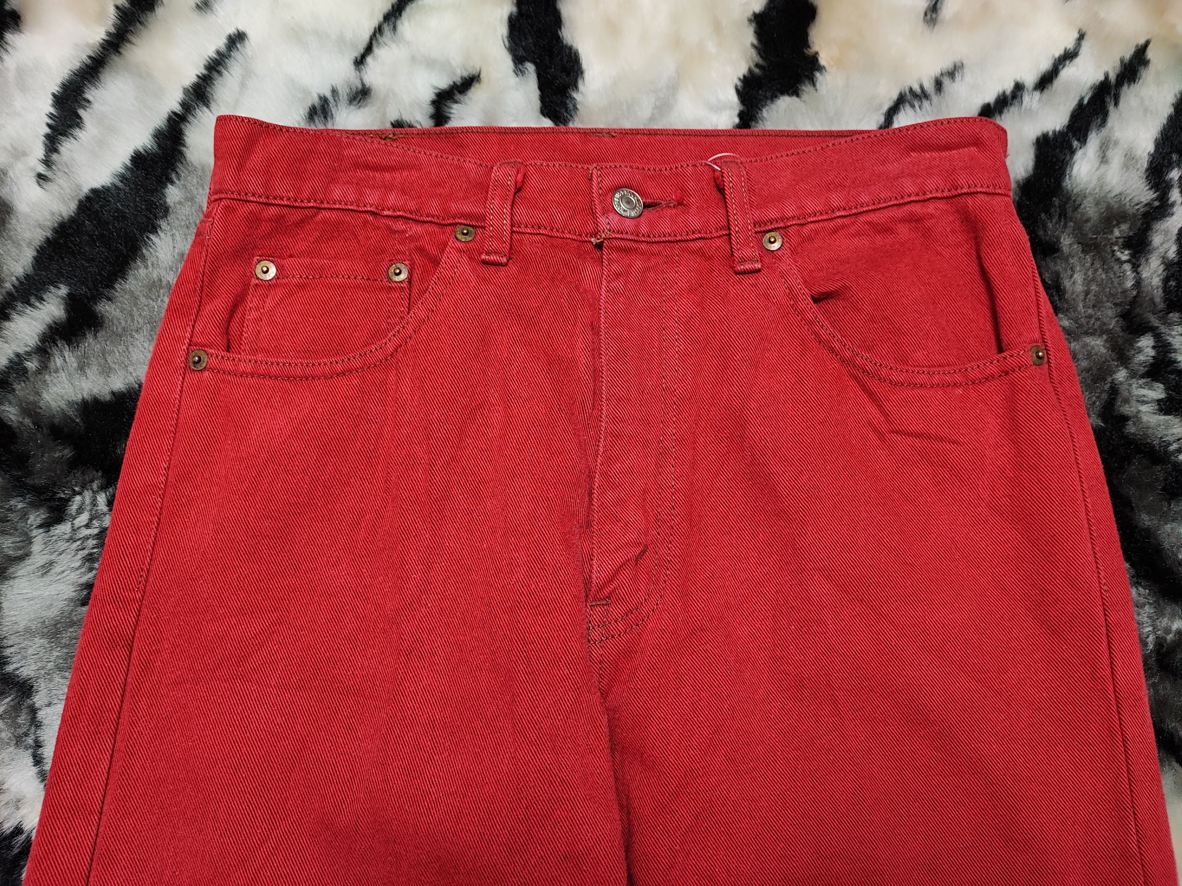Kapital × Levi's × Vintage Vintage Levis 90s Jeans Red Denim Size US 30 / EU 46 - 6 Thumbnail