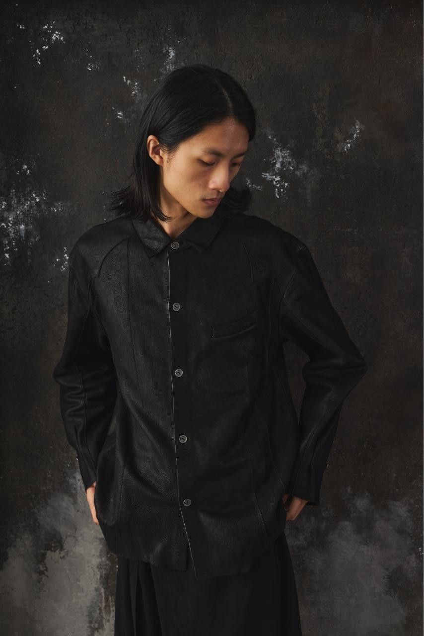 Professor.E Professor E. Forgotten Materials Leather Shirt Size US M / EU 48-50 / 2 - 2 Thumbnail