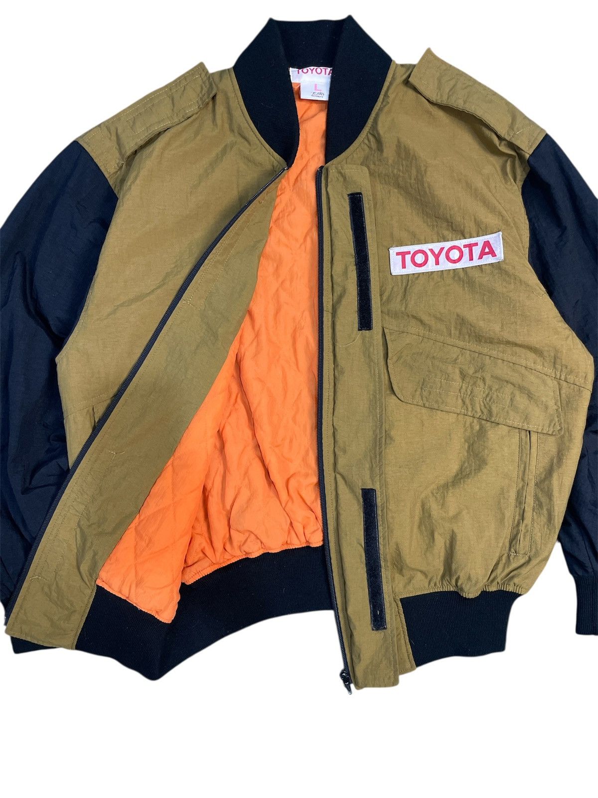 Japanese Brand Vintage Toyota Motorsport Racing TRD Jacket Size US L / EU 52-54 / 3 - 3 Thumbnail