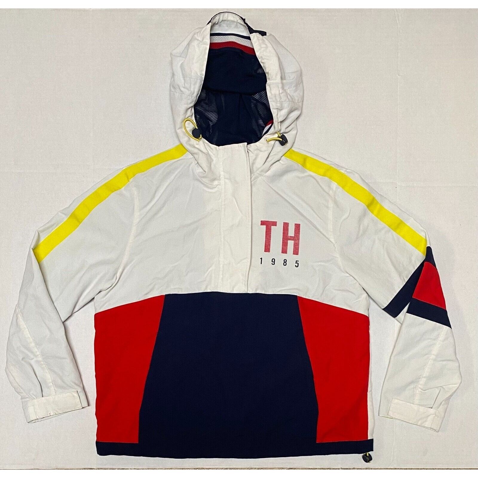 TH 1985 Tommy Hilfiger Pullover Yacht Sailing Hooded Jacket