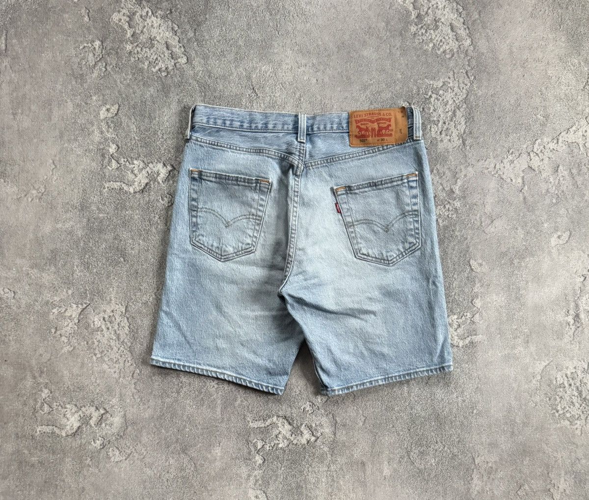 Levi's Levi’s 501 W30 denim blue shorts 🩳 casual Levis Size US 30 / EU 46 - 5 Thumbnail