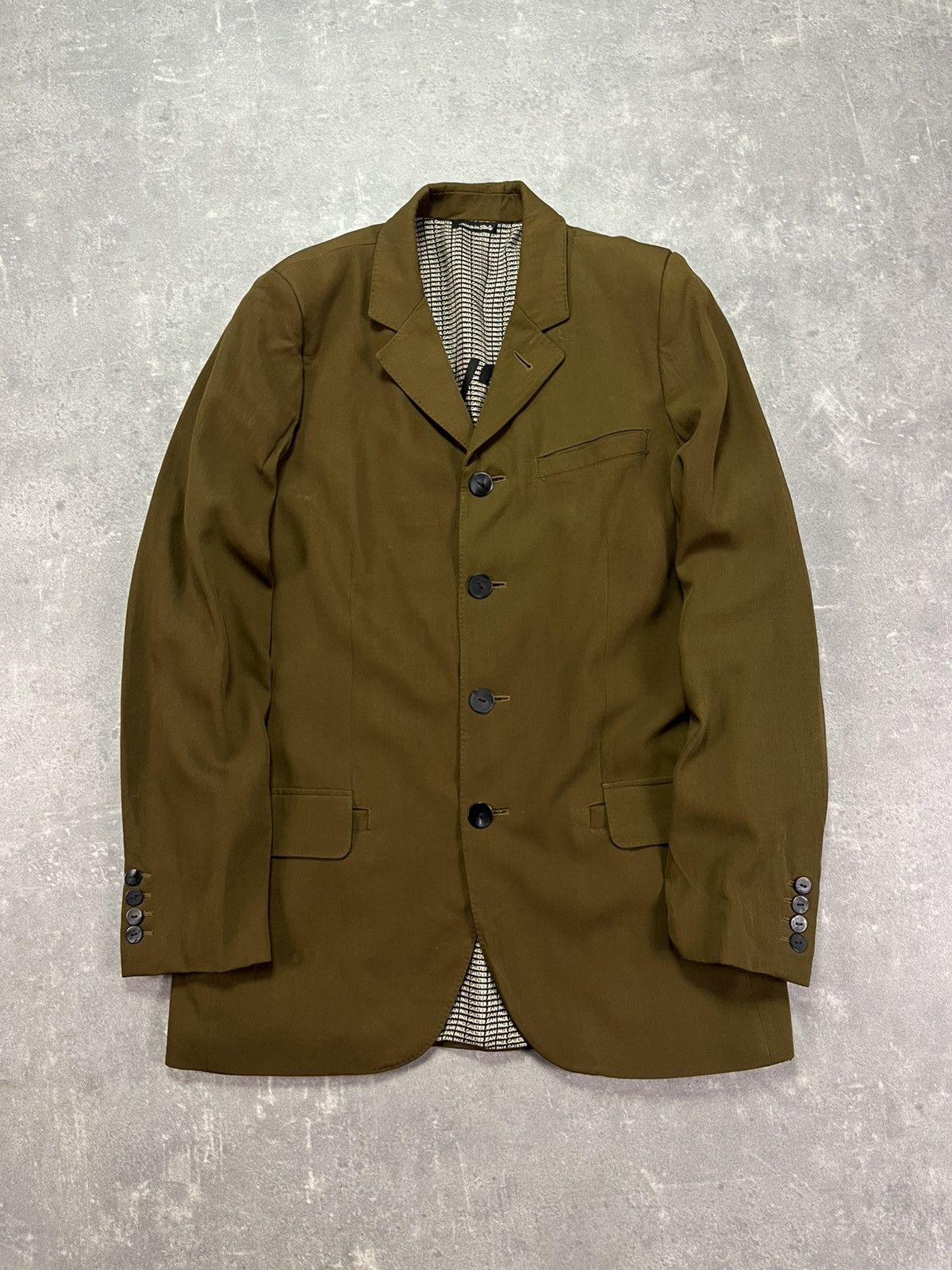 Jean Paul Gaultier 1999/2000 Jean Paul Gaultier Buttoned Blazer Jacket 50 Size 40L - 1 Thumbnail
