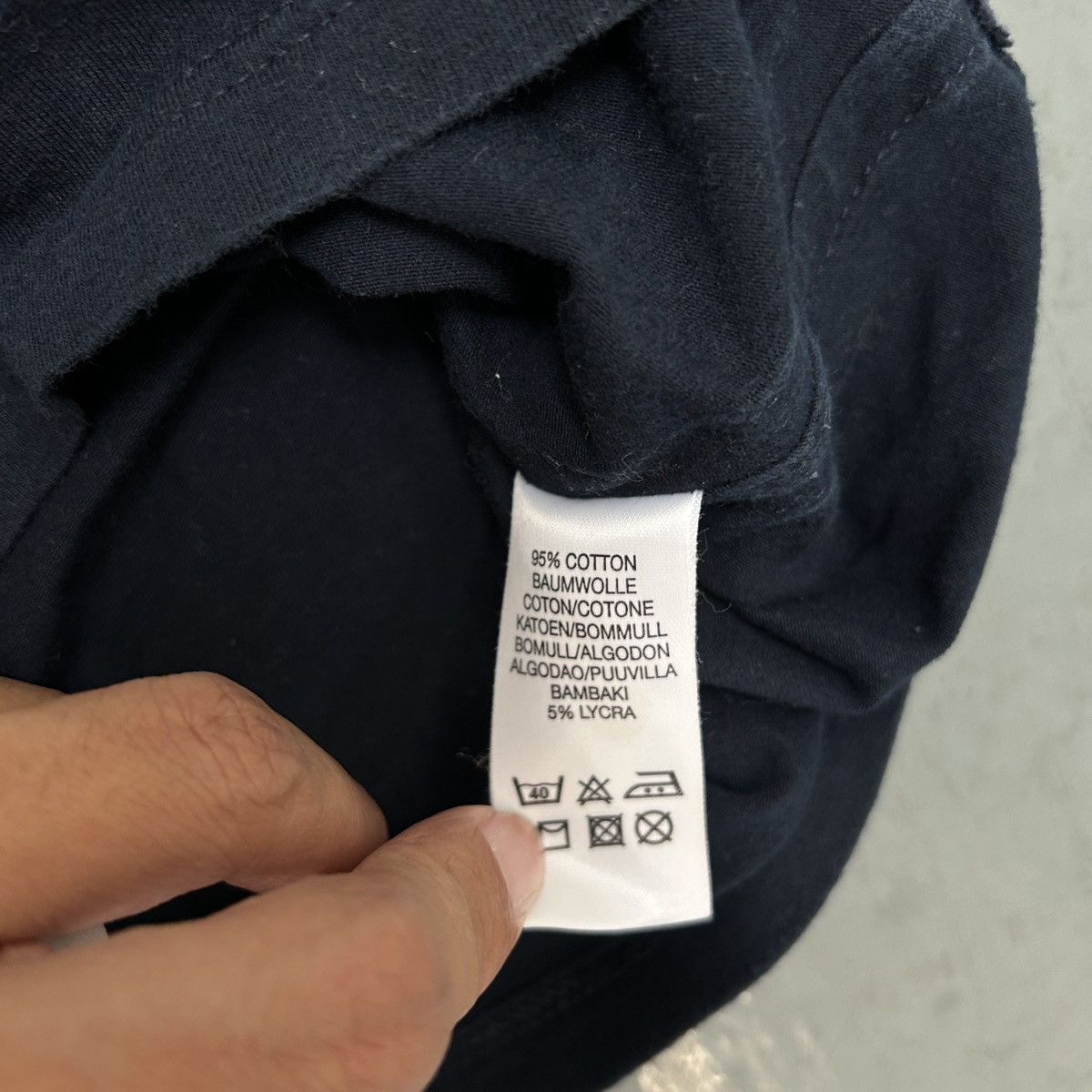 Burberry Burberry Logo Tape T-Shirt Navy Size US S / EU 44-46 / 1 - 8 Thumbnail