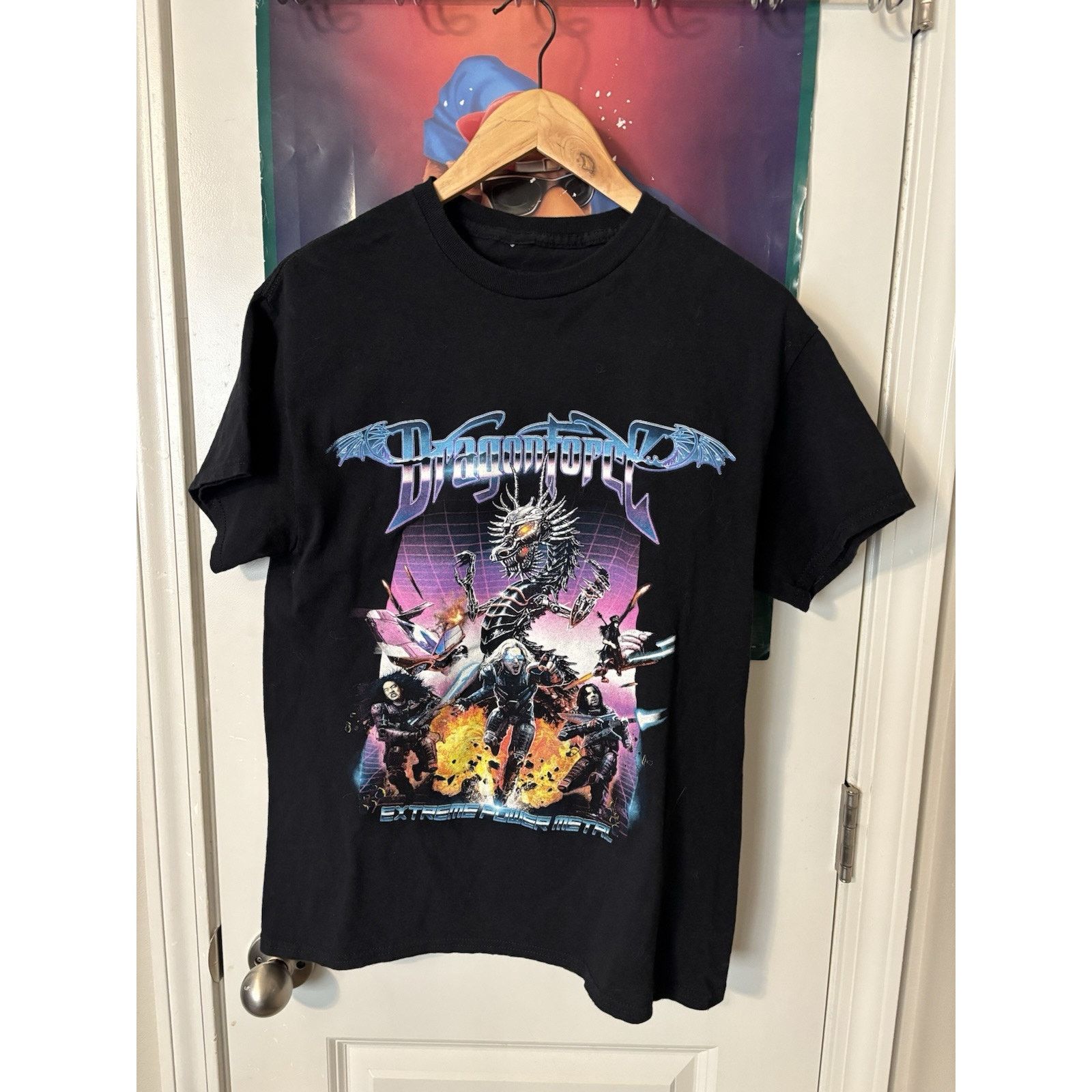 Vintage DragonForce Extreme Power Metal Dragon T Official Tour