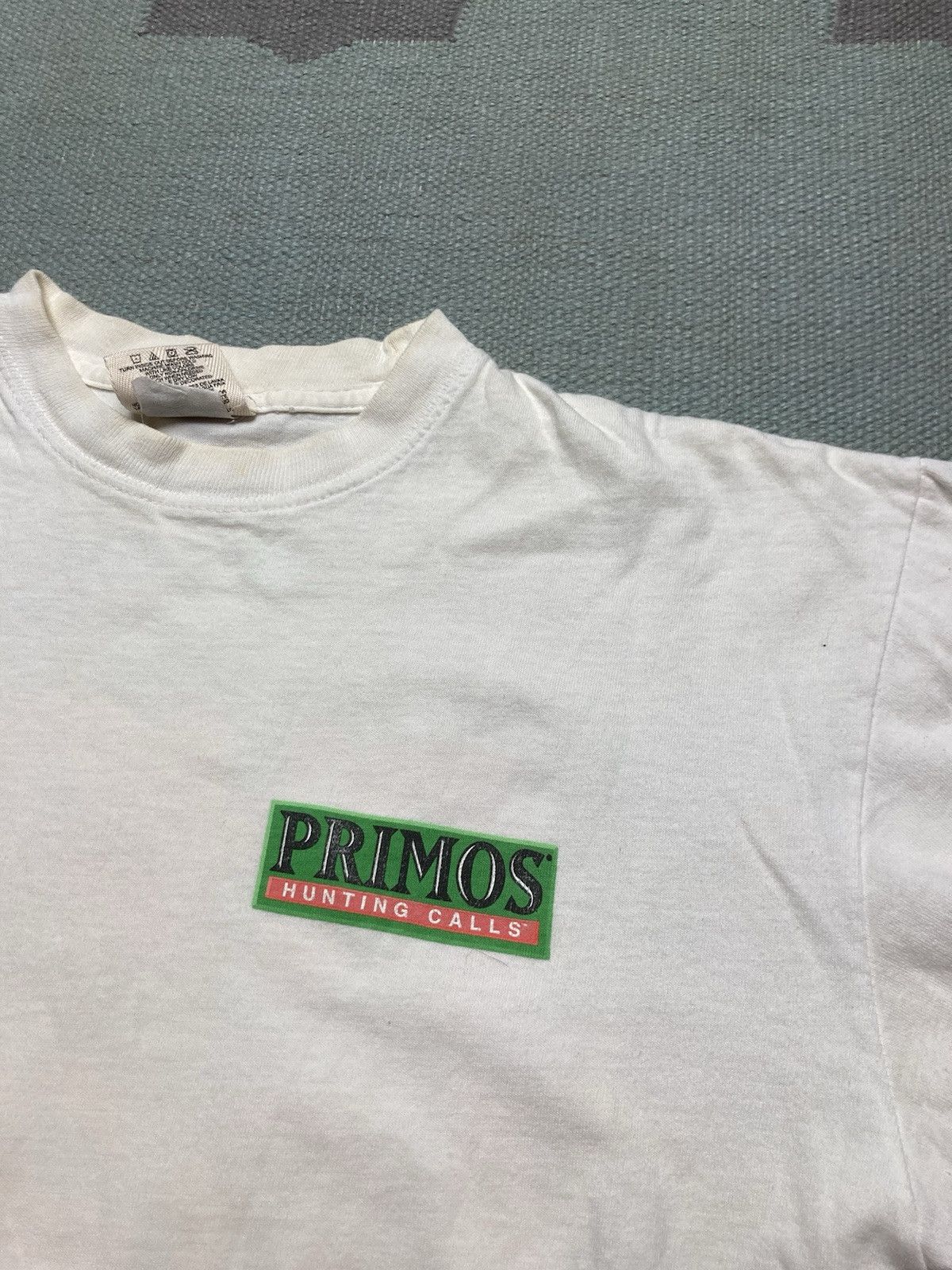 Vintage Vintage graphic t shirt primos hunting calls phat lady small Size US S / EU 44-46 / 1 - 10 Thumbnail