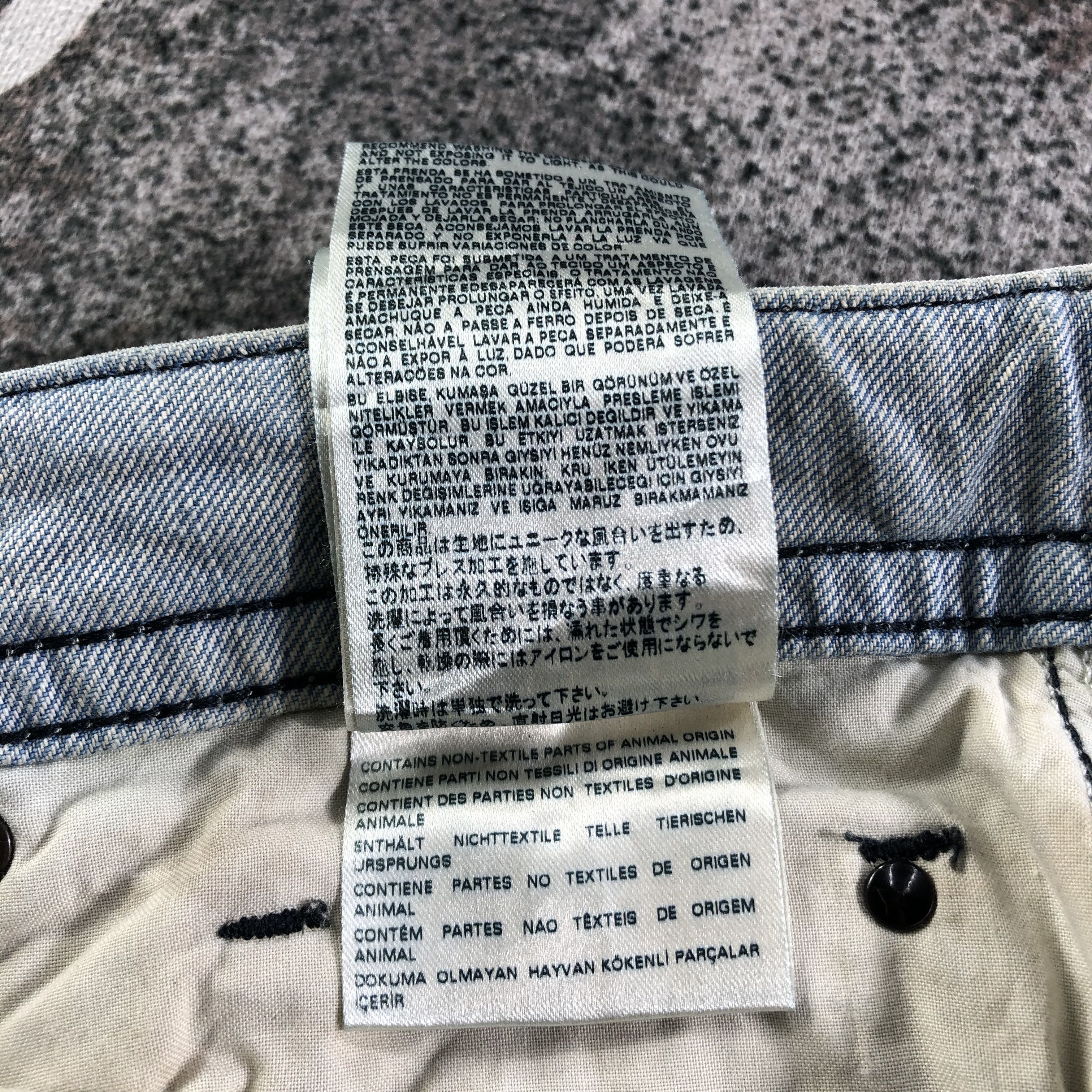 Diesel Distress Diesel Jeans Faded Blue Denim KJ2397 Size US 26 / EU 42 - 14 Thumbnail