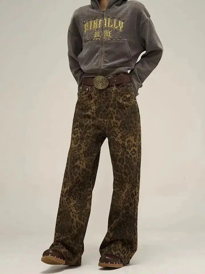 Japanese Brand Leapord Style Pant Size US 32 / EU 48 - 3 Thumbnail