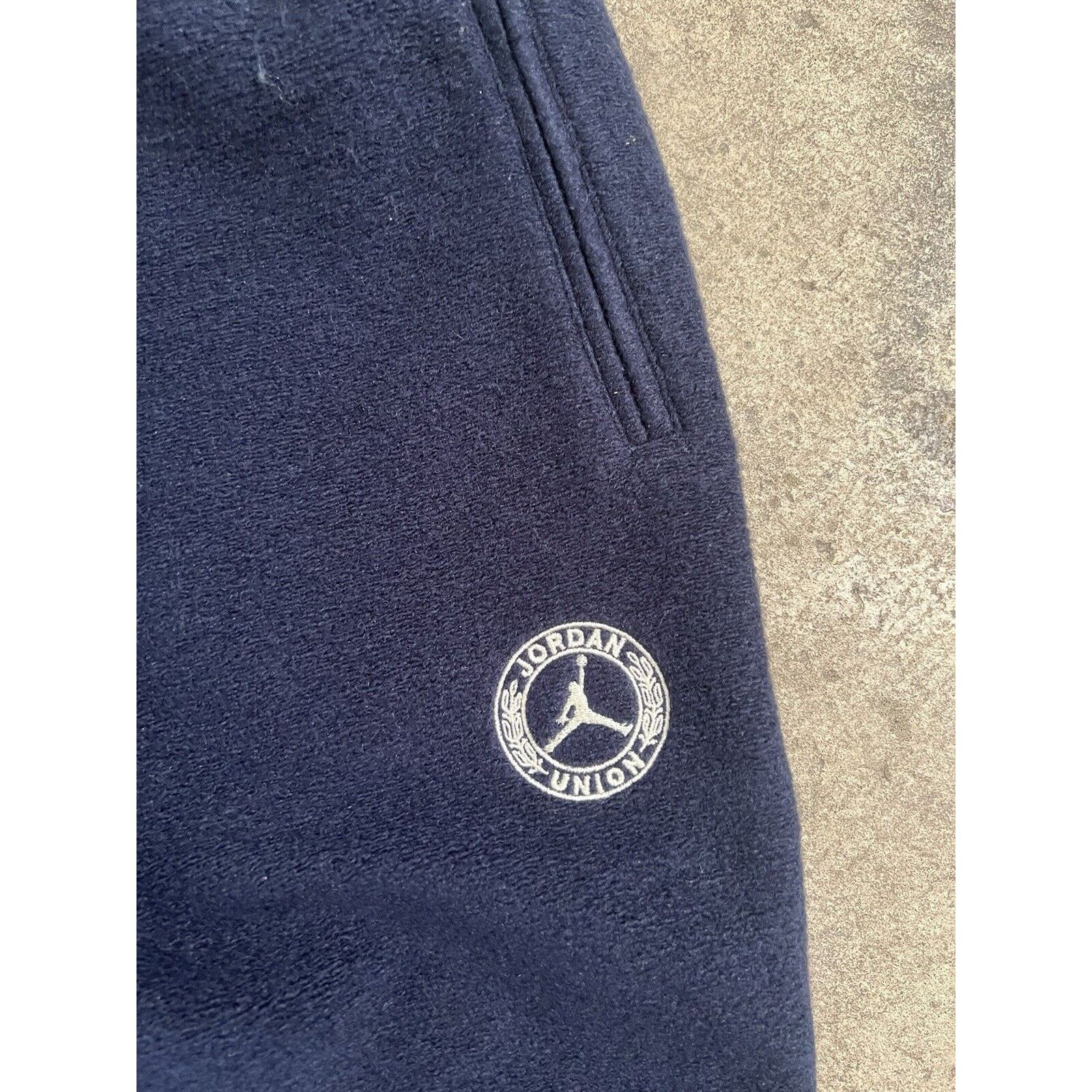 Nike Nike Air Jordan x Union Fleece Pants Navy Blue XXL Size US 36 / EU 52 - 3 Thumbnail