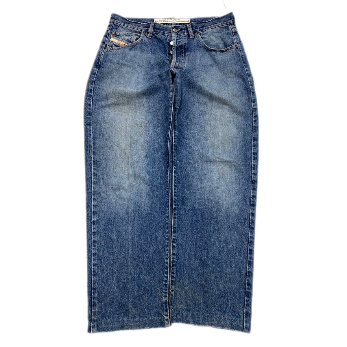 Diesel Y2k 2000s Vintage Diesel faded blue Denim wide leg Jeans Size US 32 / EU 48 - 1 Thumbnail