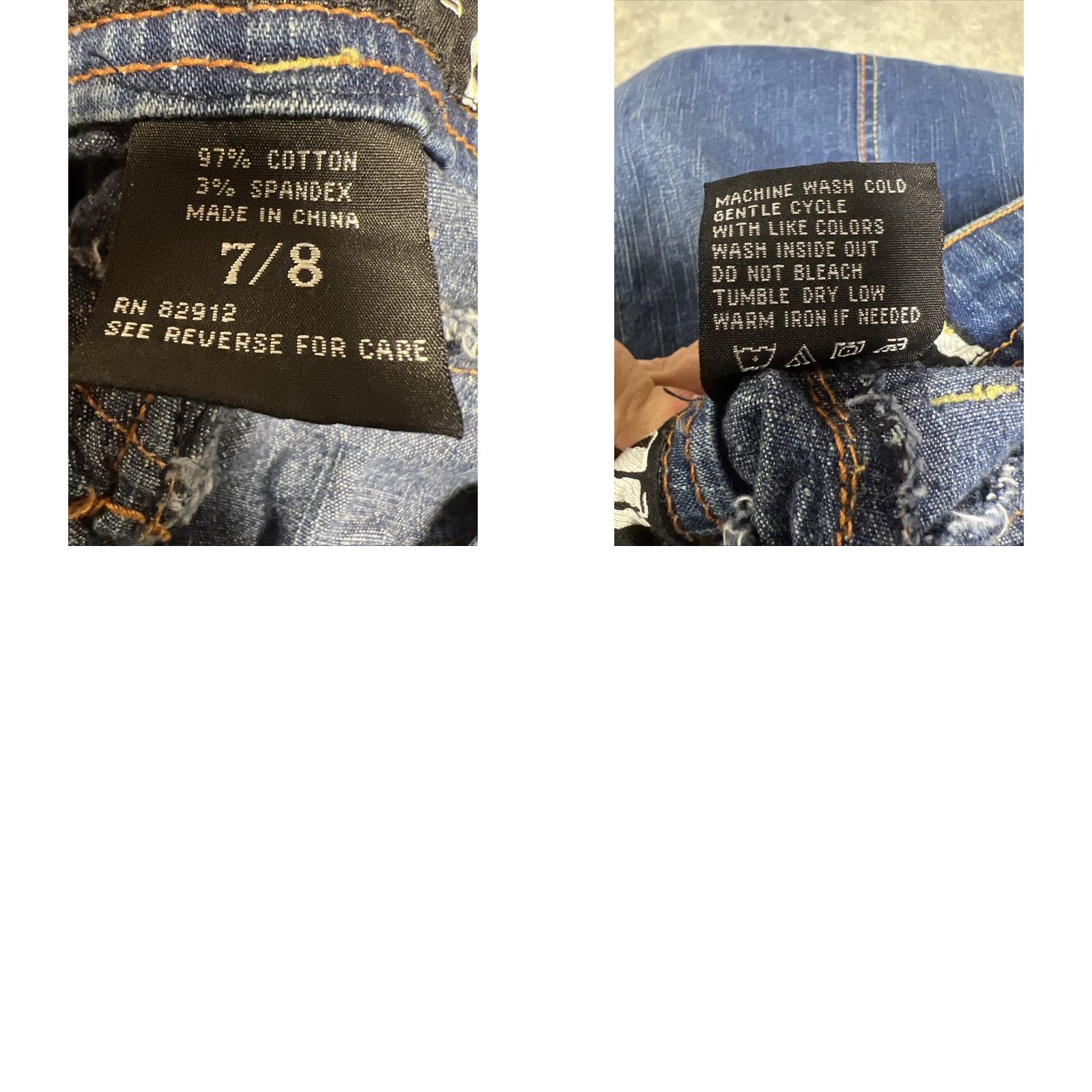 Denime Quizz New York Dark Denim Midi Stretch Skirt Women 7/8 Blue Zipper Button Casual Vintage? Size 28" / US 6 / IT 42 - 10 Thumbnail