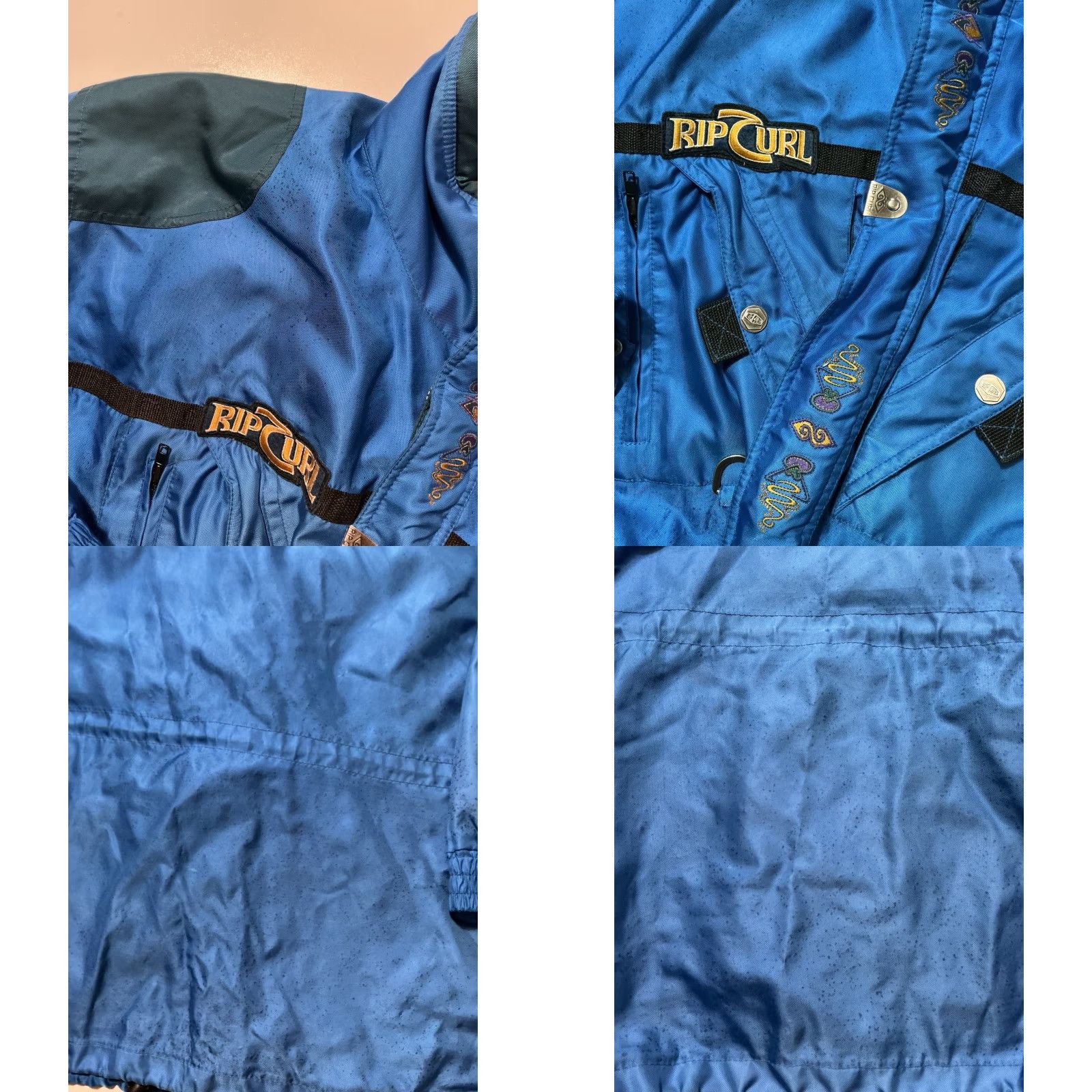 Rip Curl VINTAGE Rip Curl ALP 3000 Jacket XL Blue Snow Ski Zip Mens 90s CelTech Waterproof Full Zip Hooded Size US XL / EU 56 / 4 - 10 Thumbnail