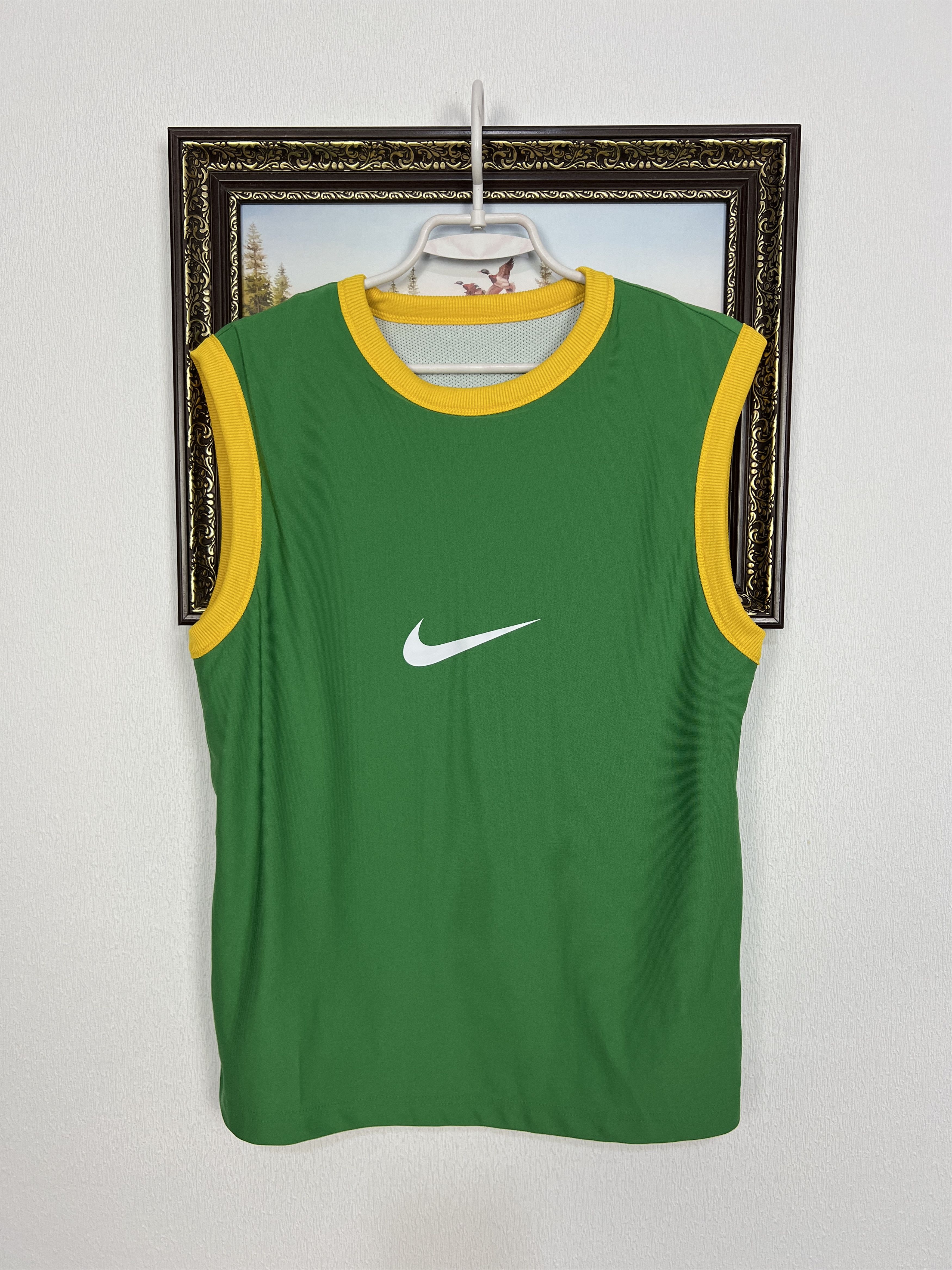 Nike Brazil Reversible Train Shirt Vest Soccer National Jersey Size M / US 6-8 / IT 42-44 - 7 Thumbnail