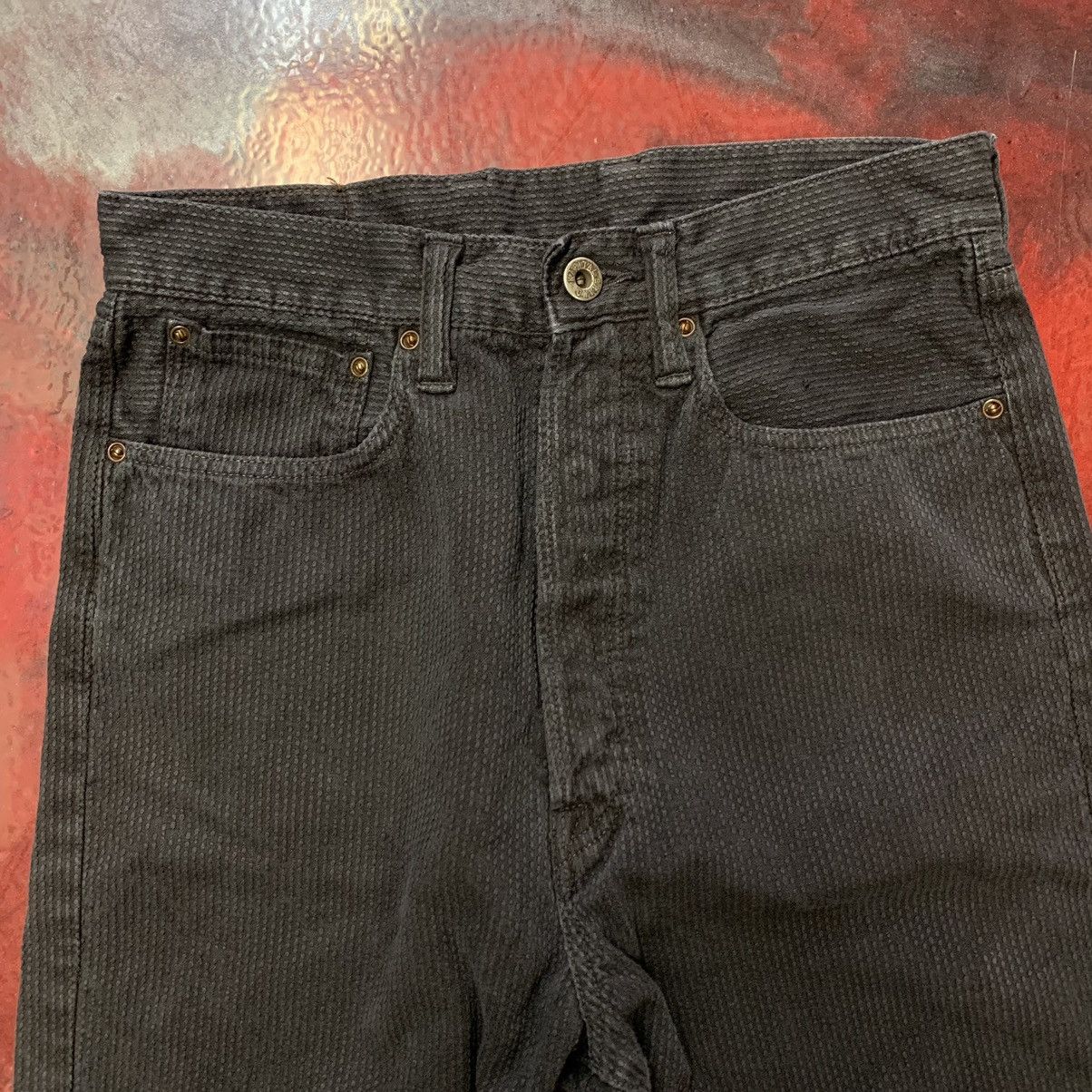 Kapital Kapital Denim Buckle Back Corduroy Pants Japan Boro Waist 28 Size US 28 / EU 44 - 2 Thumbnail