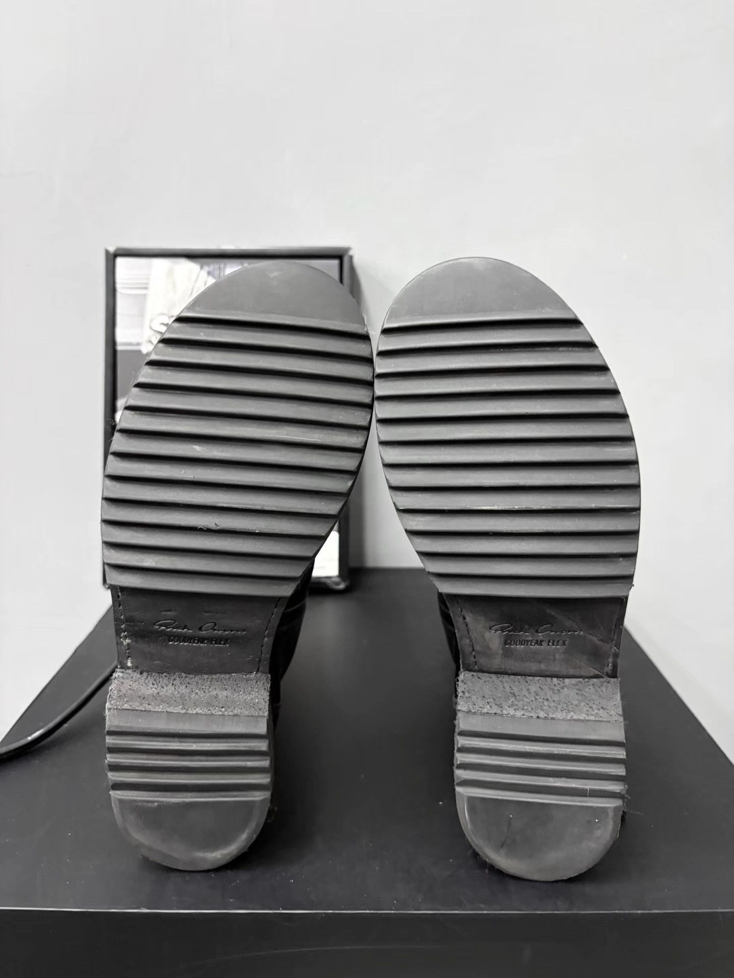 Rick Owens Rick Owens Mainline Women's Leather High Boots K34 Size US 7 / IT 37 - 8 Thumbnail