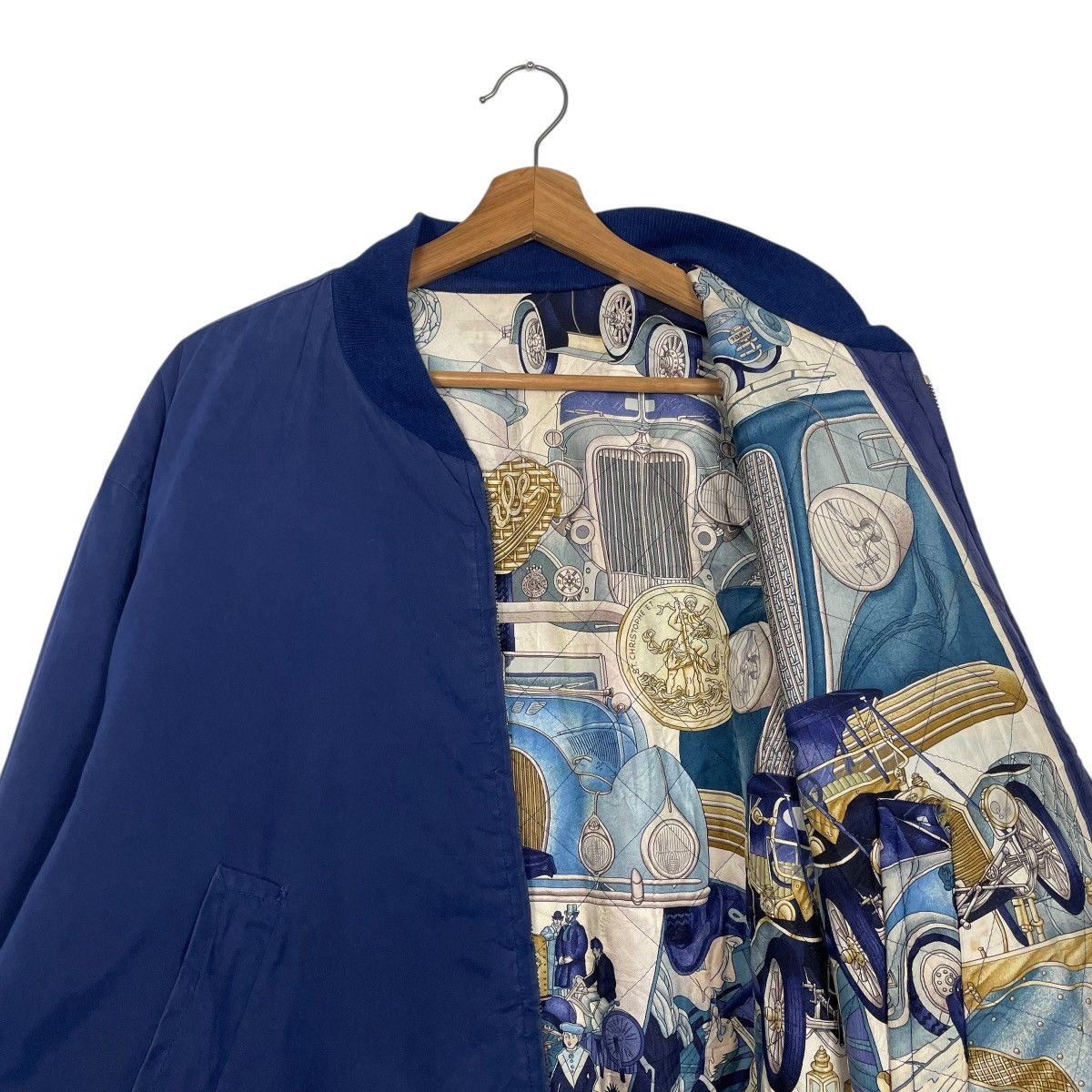 Hermes Vintage Hermes Automobile Blouson Reversible Bomber Jacket Size US M / EU 48-50 / 2 - 14 Thumbnail