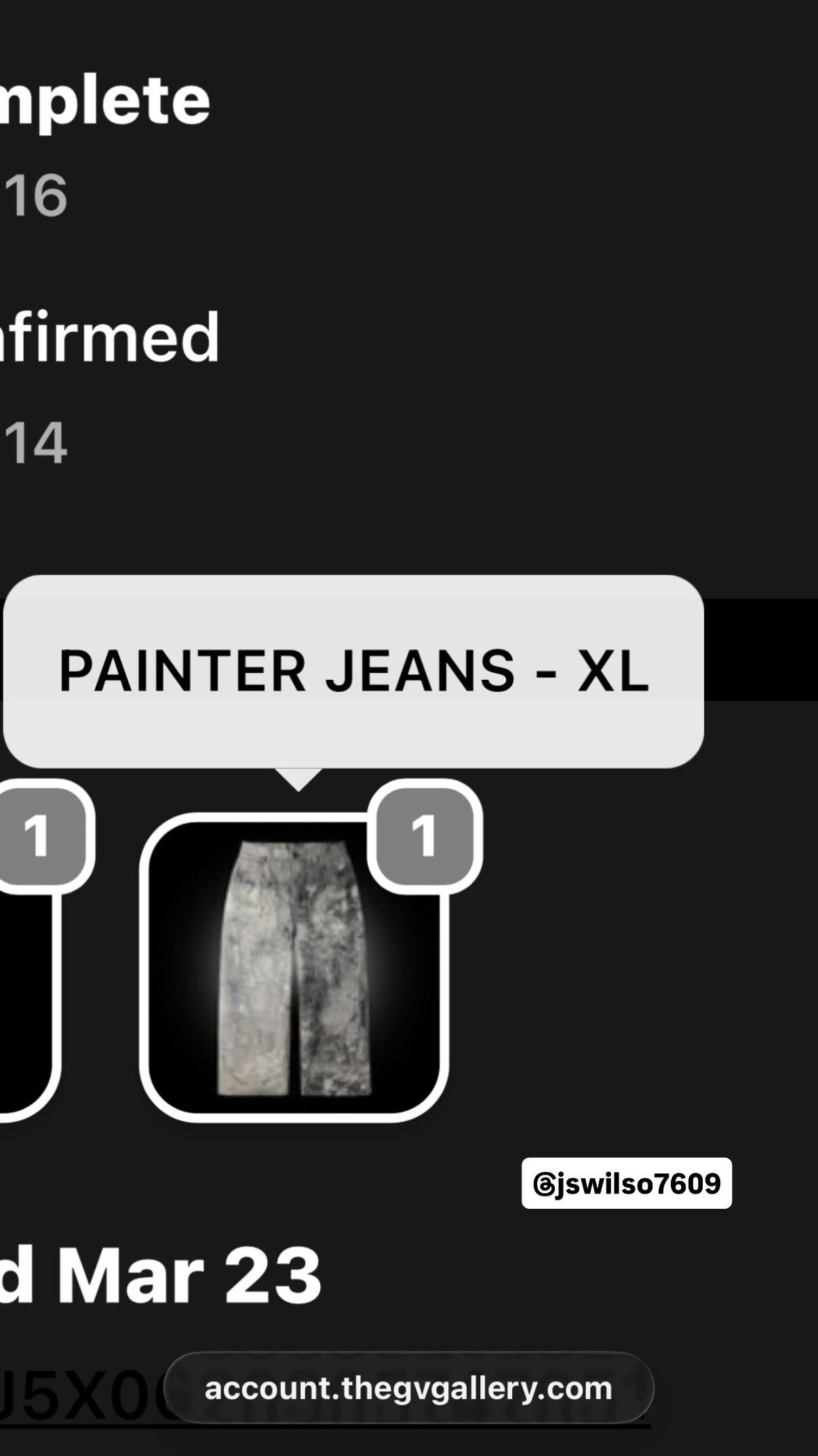 The GV Gallery Painter Jeans Size US 38 / EU 54 - 2 Thumbnail
