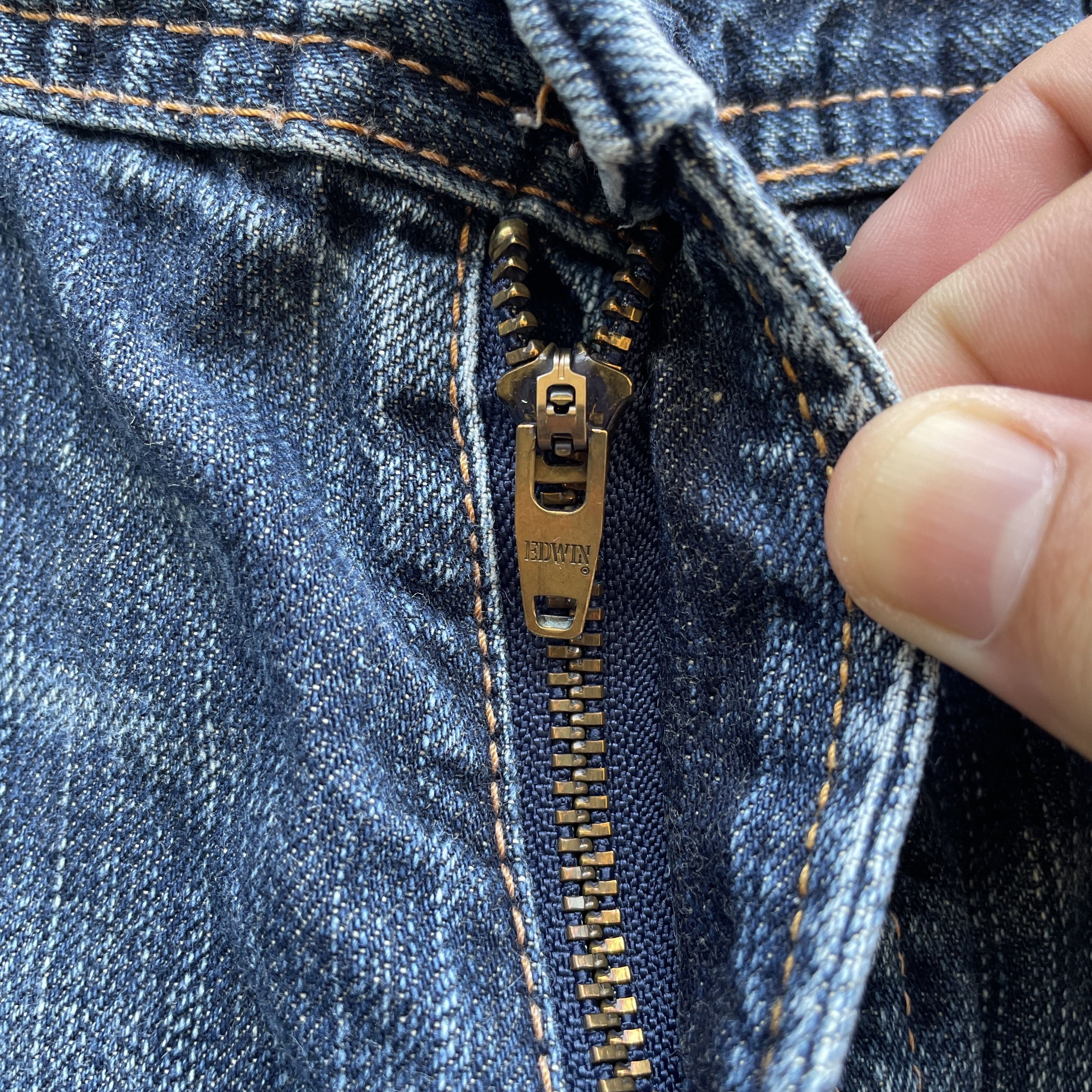 Edwin W32x31 Vintage Edwin Jeans Distressed Faded Denim Pants Size US 32 / EU 48 - 7 Thumbnail