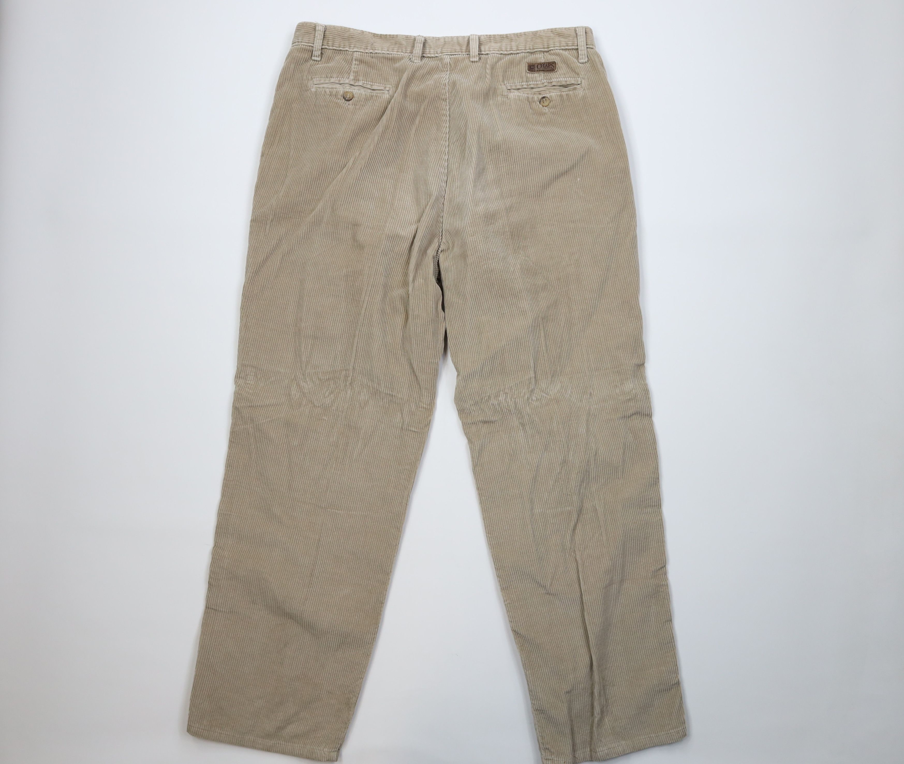 Ralph Lauren Vintage 90s Chaps Ralph Lauren Wide Leg Corduroy Pants USA Size US 38 / EU 54 - 9 Thumbnail