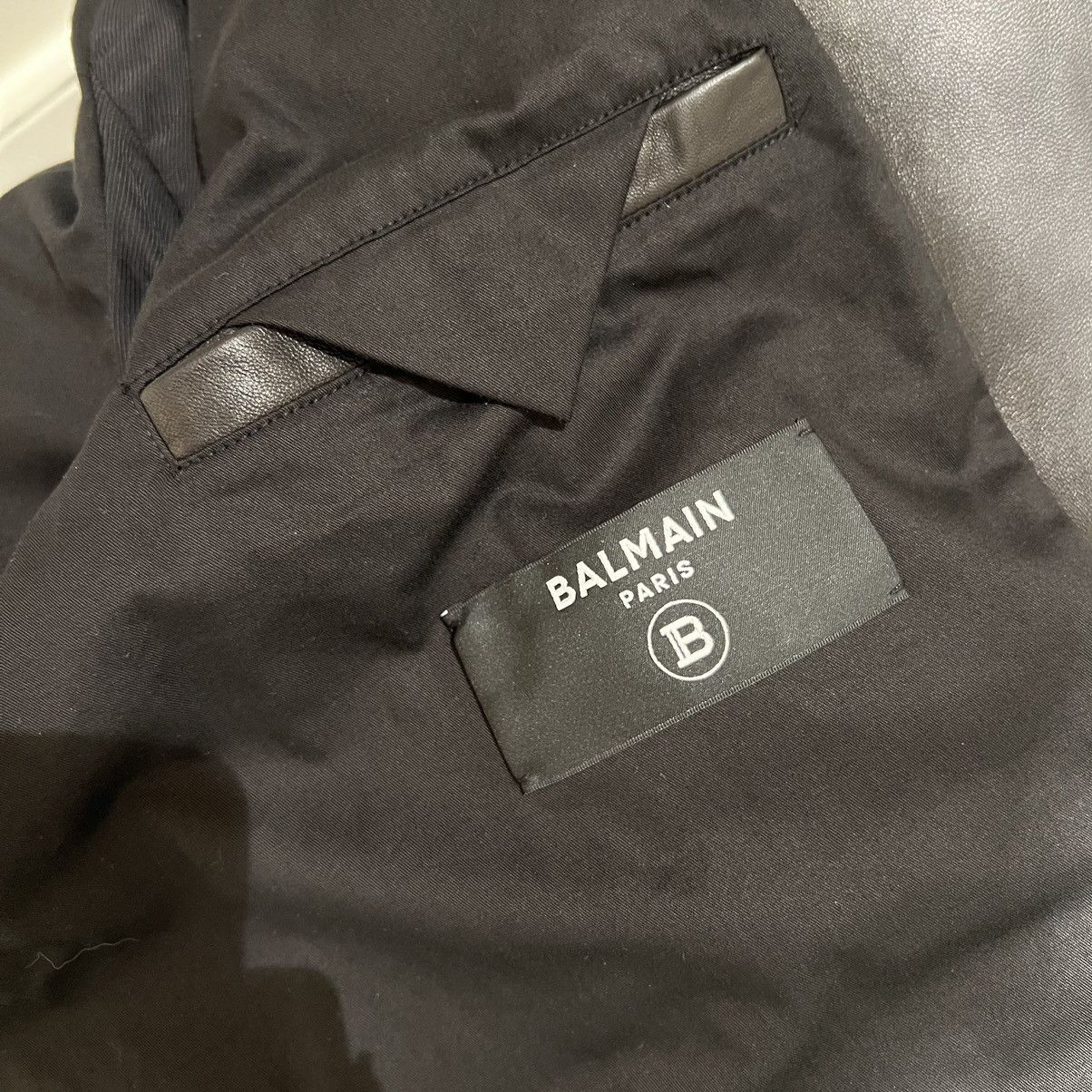 Balmain Balmain Leather Jacket in Medium Size US M / EU 48-50 / 2 - 5 Thumbnail