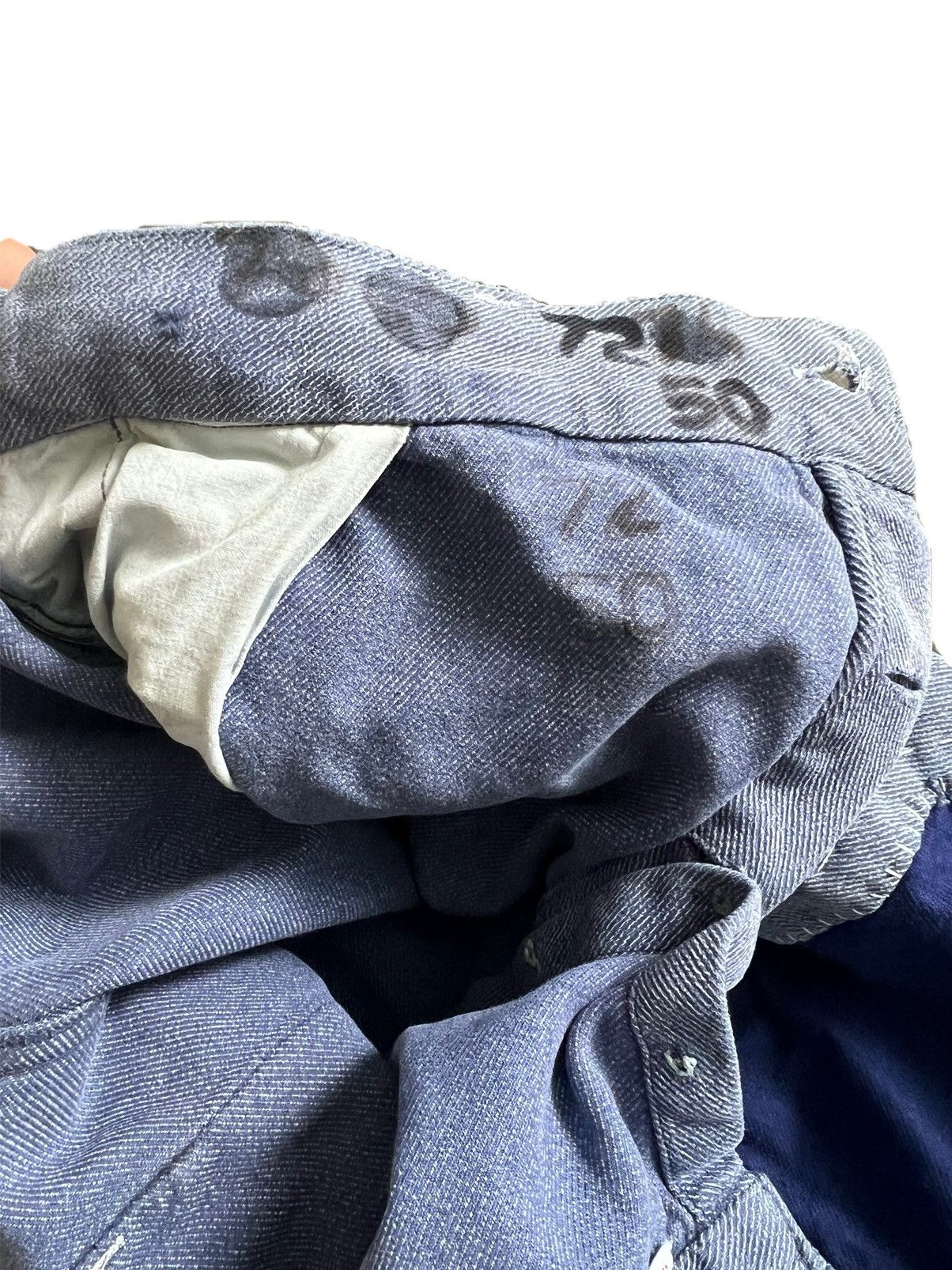 Vintage Vintage 50s France Work Wear Moleskin Pants Size US 36 / EU 52 - 4 Thumbnail