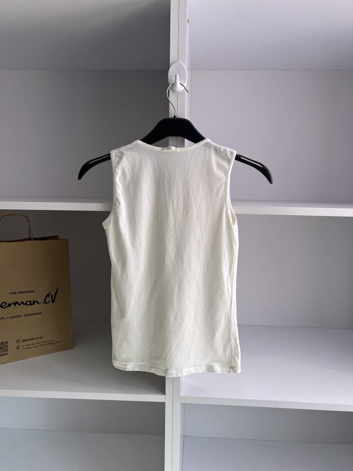 La Perla × Vintage Vintage La Perla Women's white Sleeveless Size S / US 4 / IT 40 - 9 Thumbnail