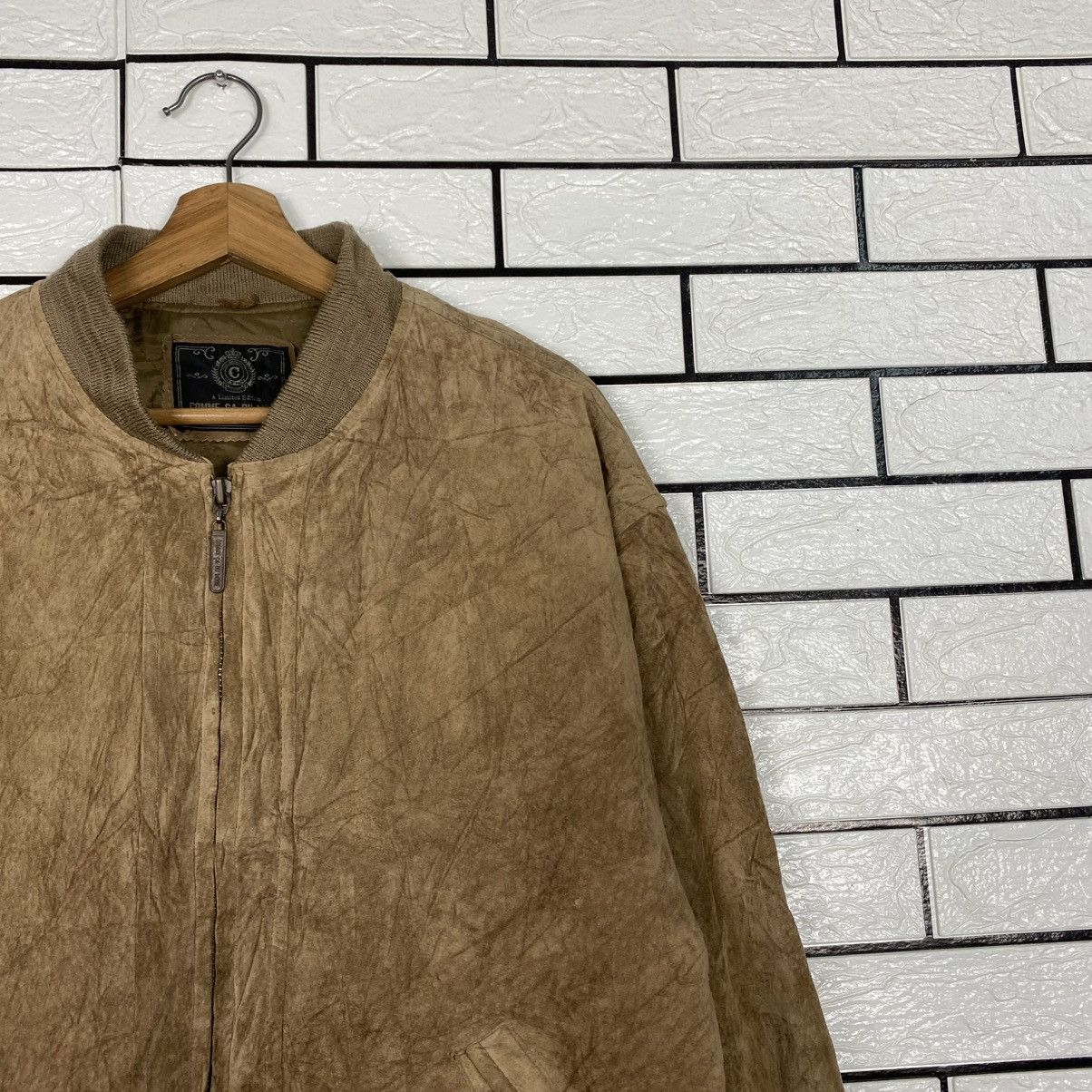Japanese Brand 📌Vintage Genuine Leather Jacket Comme Ca Ism Big Logo Size US M / EU 48-50 / 2 - 8 Thumbnail
