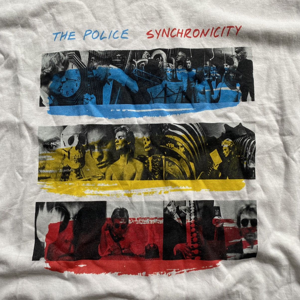 Band Tees VINTAGE THE POLICE SYNCHRONICITY PRINT T SHIRT Size US L / EU 52-54 / 3 - 2 Thumbnail