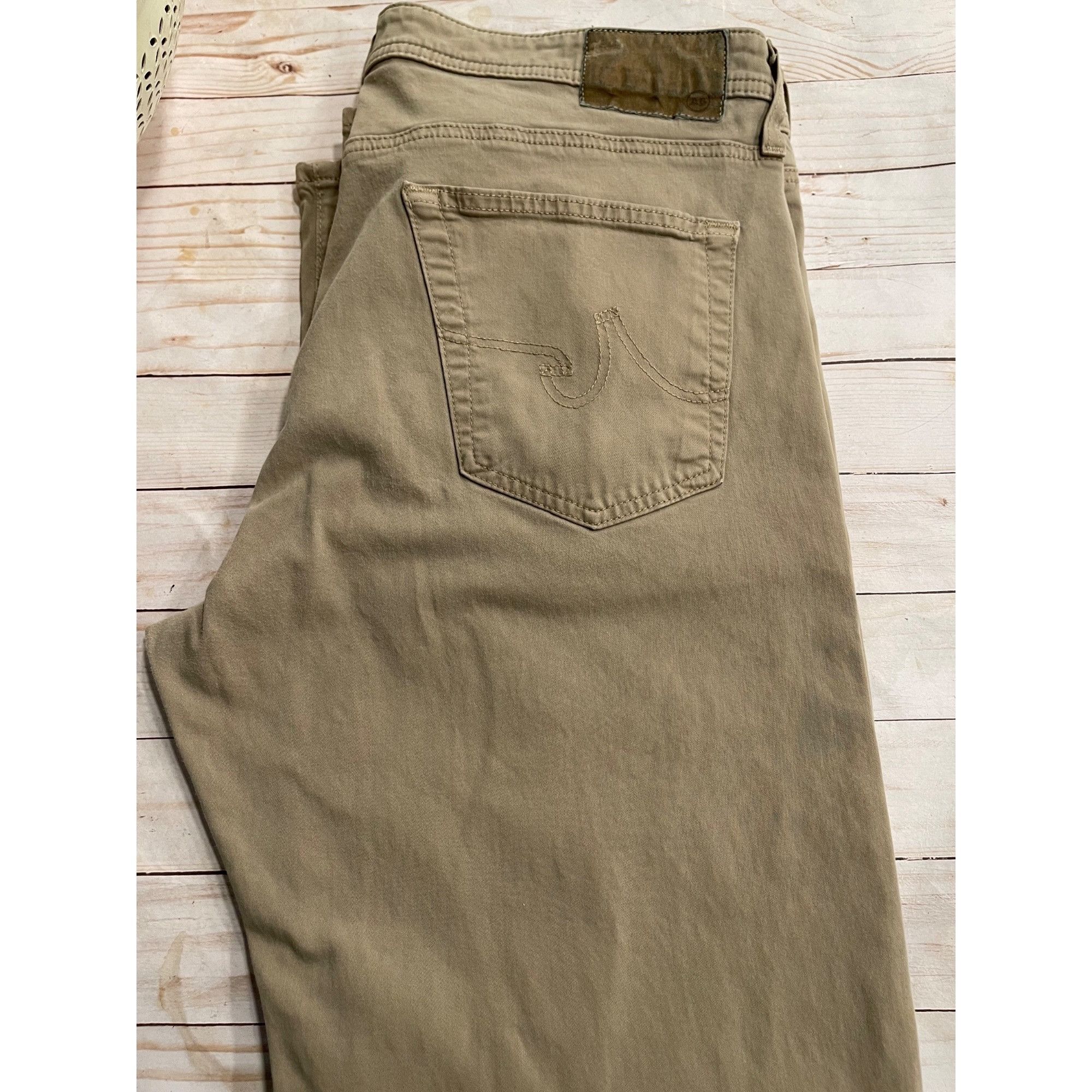 AG Adriano Goldschmied AG Protégé Straight Leg Jeans 38/34 Size US 38 / EU 54 - 3 Thumbnail