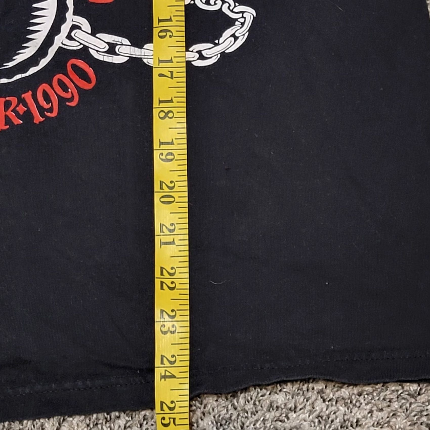 Bally VINTAGE Social Distortion Ball & Chain Tour T-Shirt Giant tag Punk XL Black Cotton Men Short Sleeve 90s Shirt Mens Size US XL / EU 56 / 4 - 5 Thumbnail